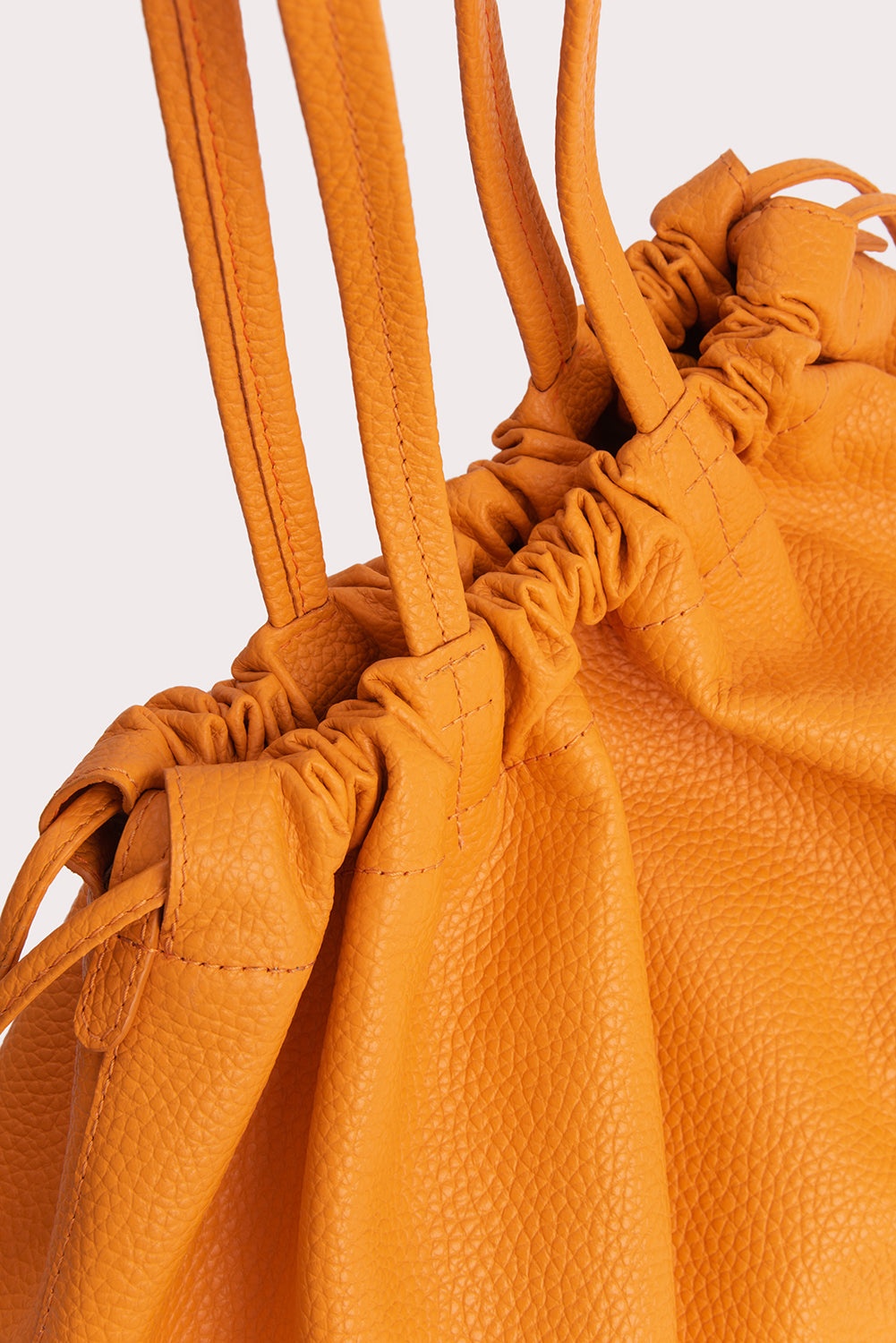 Oslo Orange Flat Grain Leather - 3