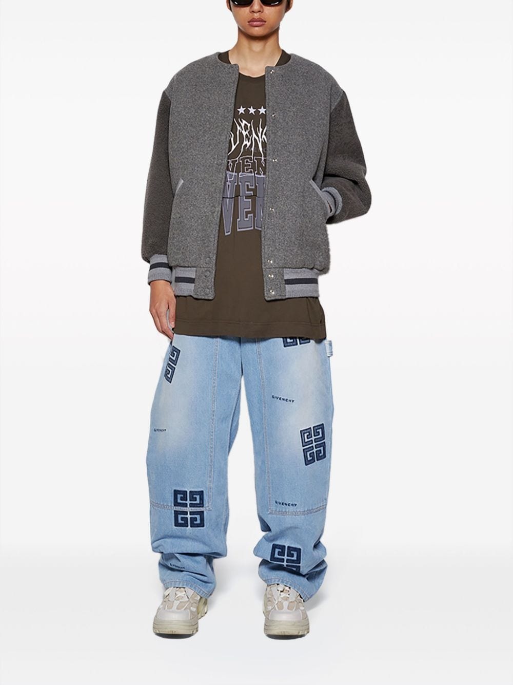 layered cotton T-shirt - 2
