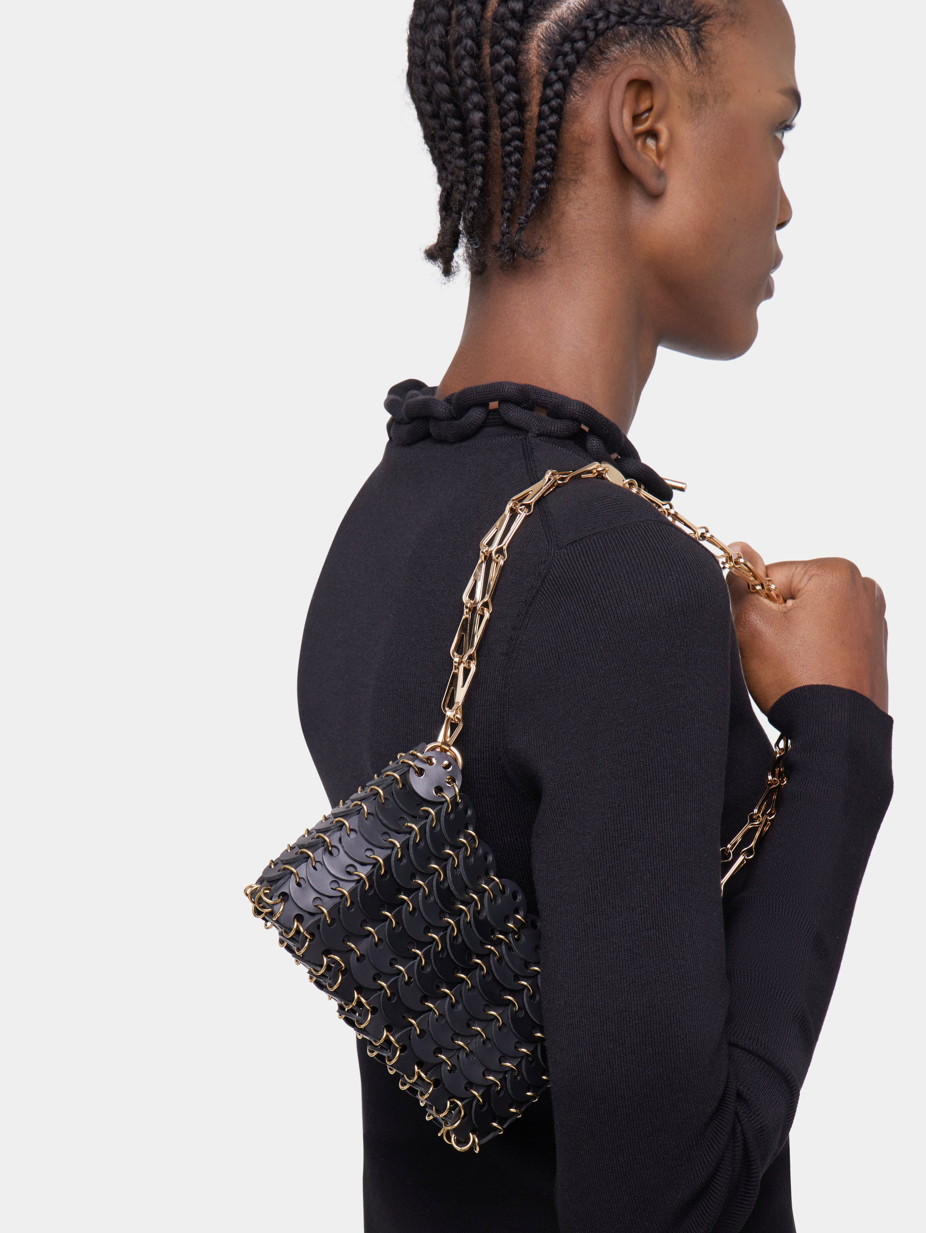 BLACK 1969 NANO BAG IN LEATHER - 3