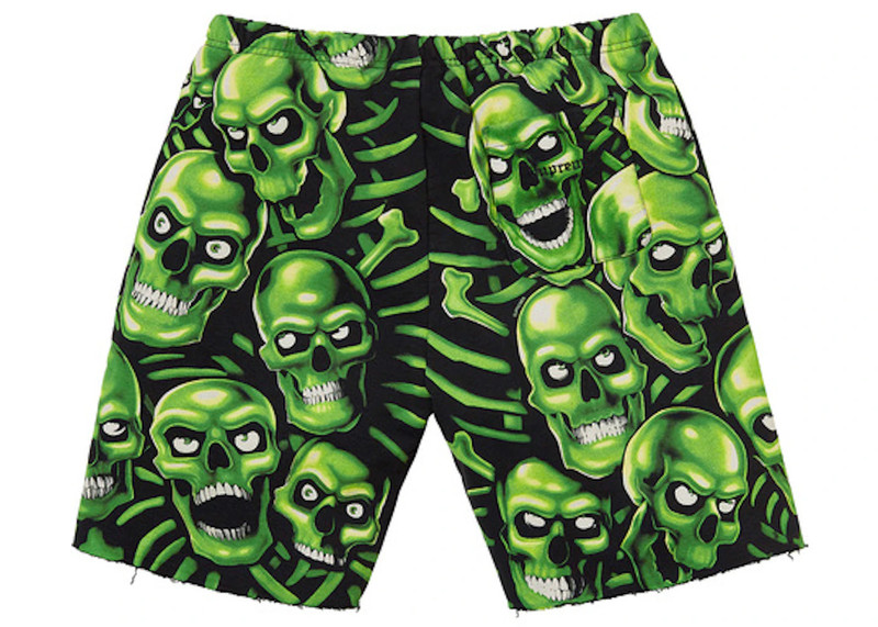Supreme Supreme Skull Pile Sweatshort Green outlook