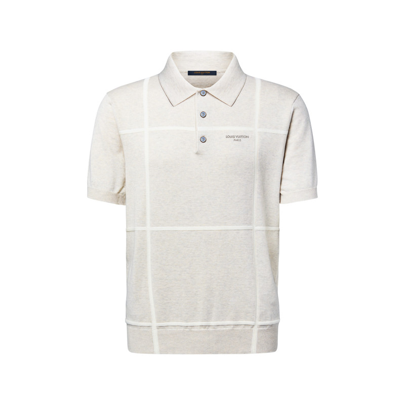 Signature Short-Sleeved Jacquard Polo Shirt 1