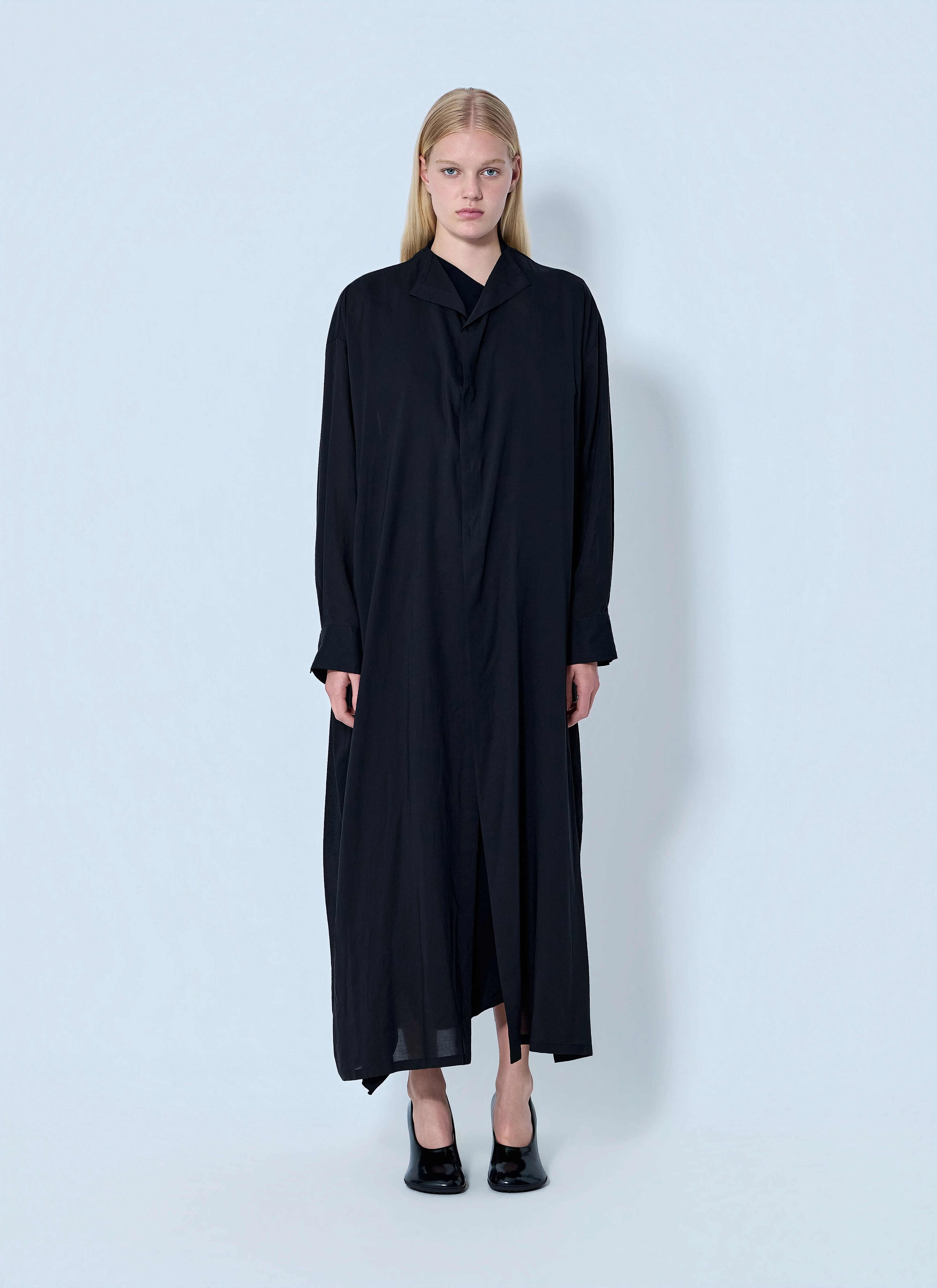 Backside Slit Long Coat - 1