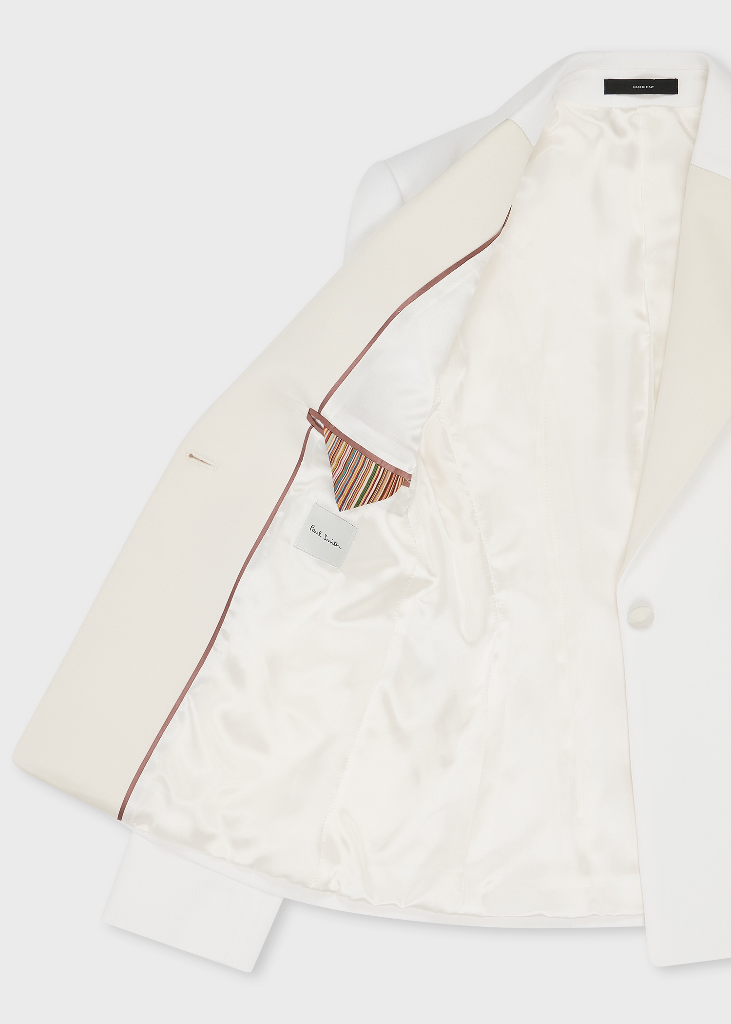 Women's Ivory Single-Button Evening Blazer - 3
