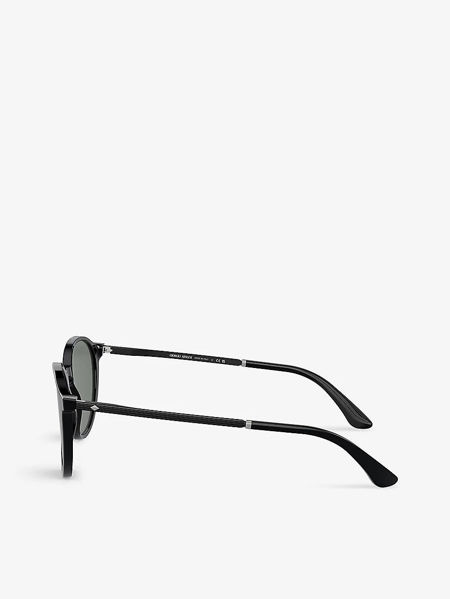 AR8196 round-frame acetate sunglasses - 3