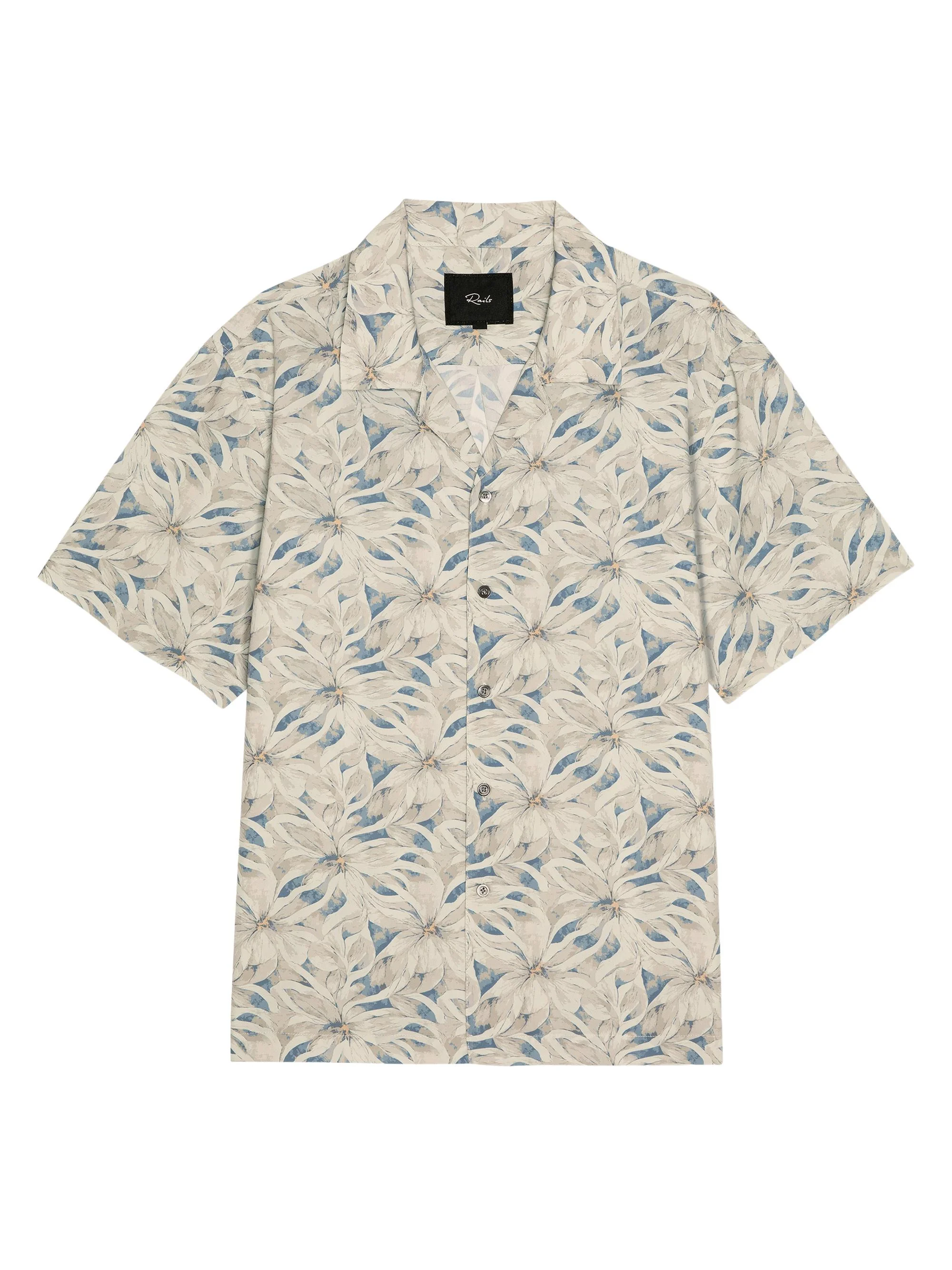Men's Rhodes Callalily Camp Shirt - Callalily Cream - 1