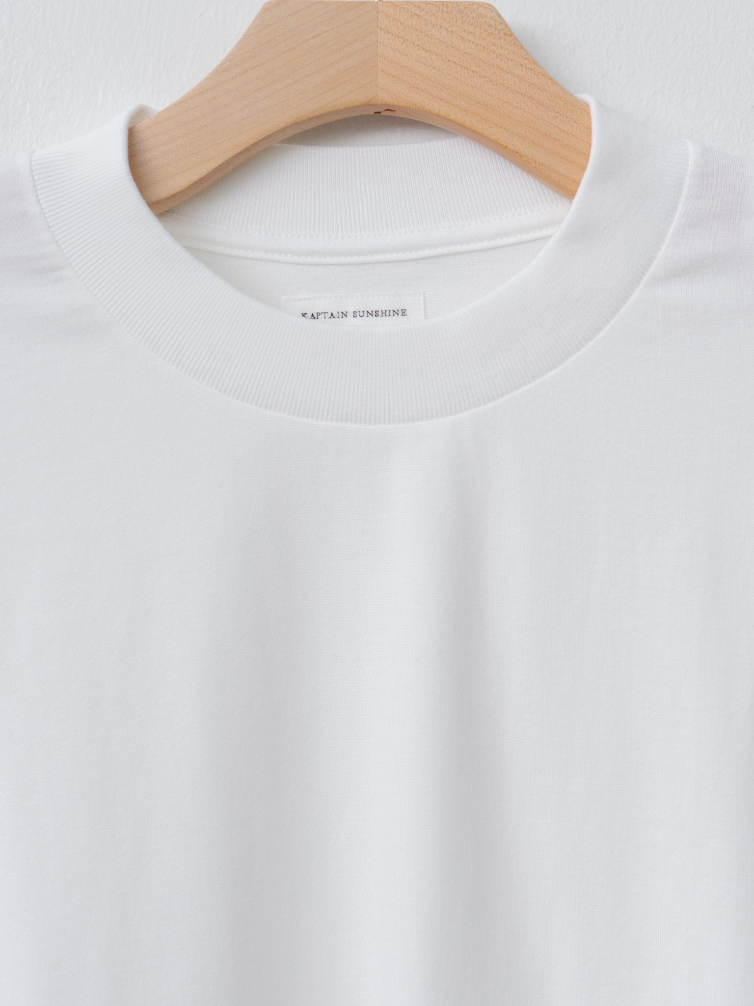 Suvin Supima Tube L/S Tee Light - White - 3