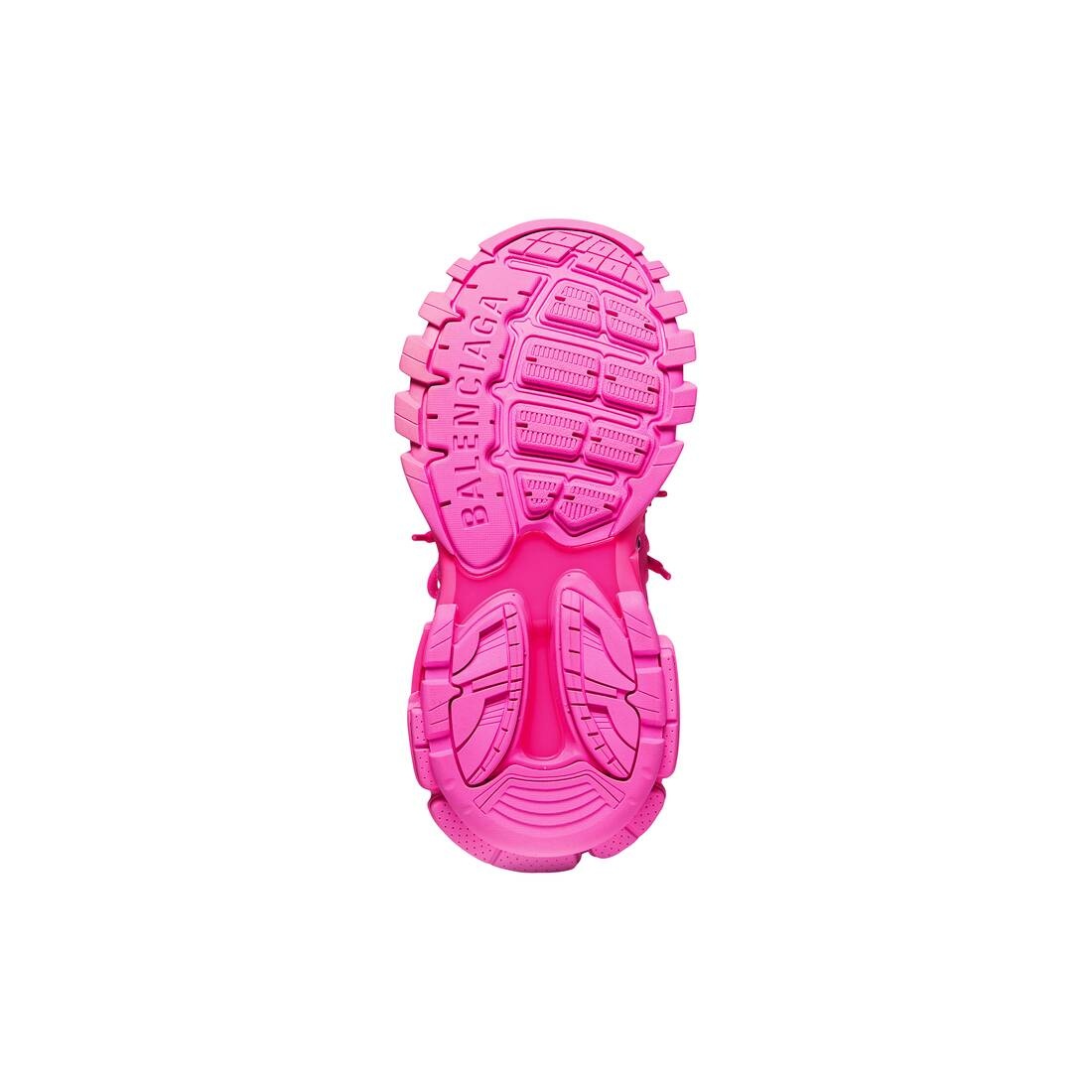 Women's Track Sneaker In Full Mesh in Fluo Pink - 7