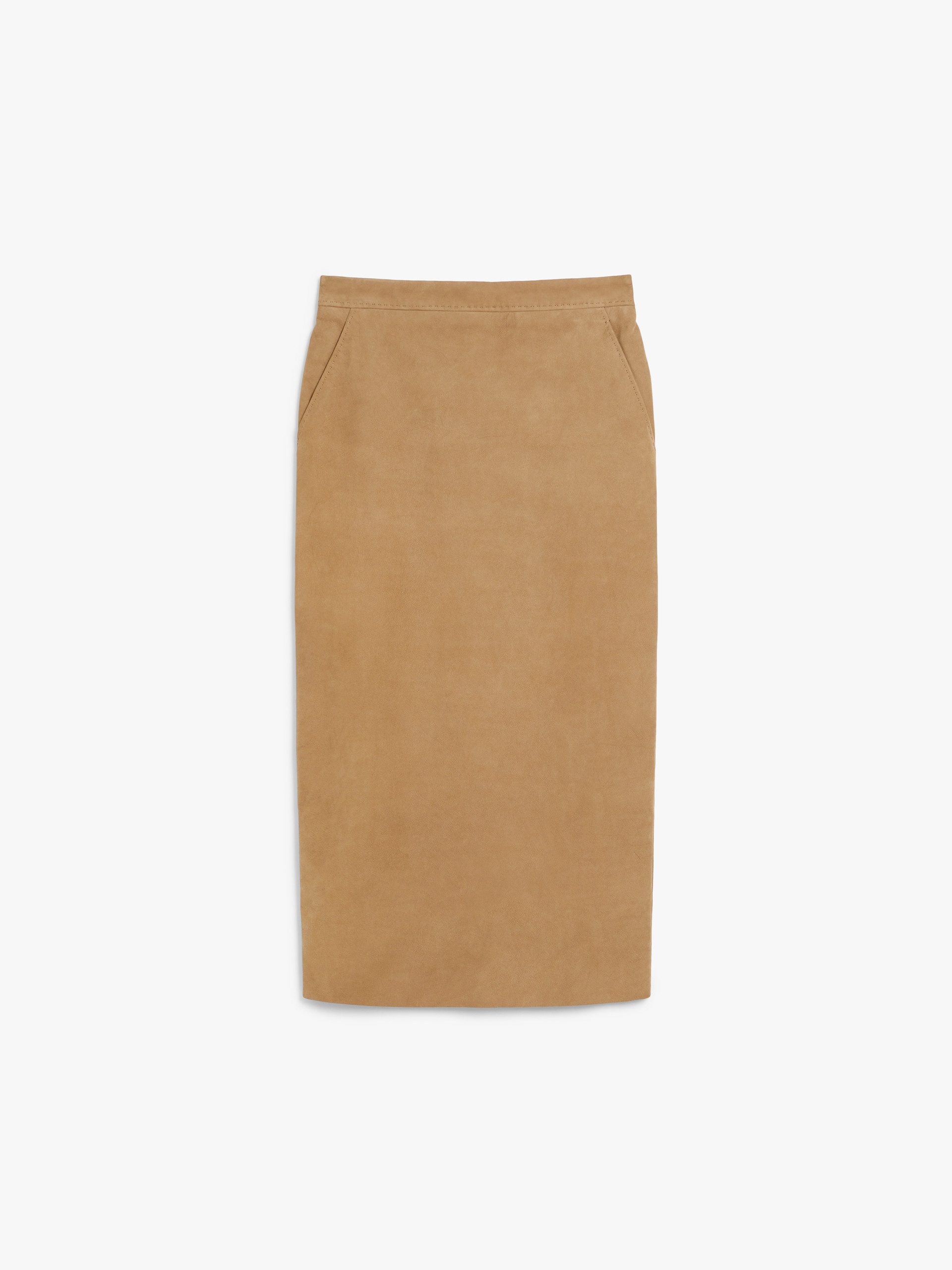CALCIO Nubuck pencil skirt - 1