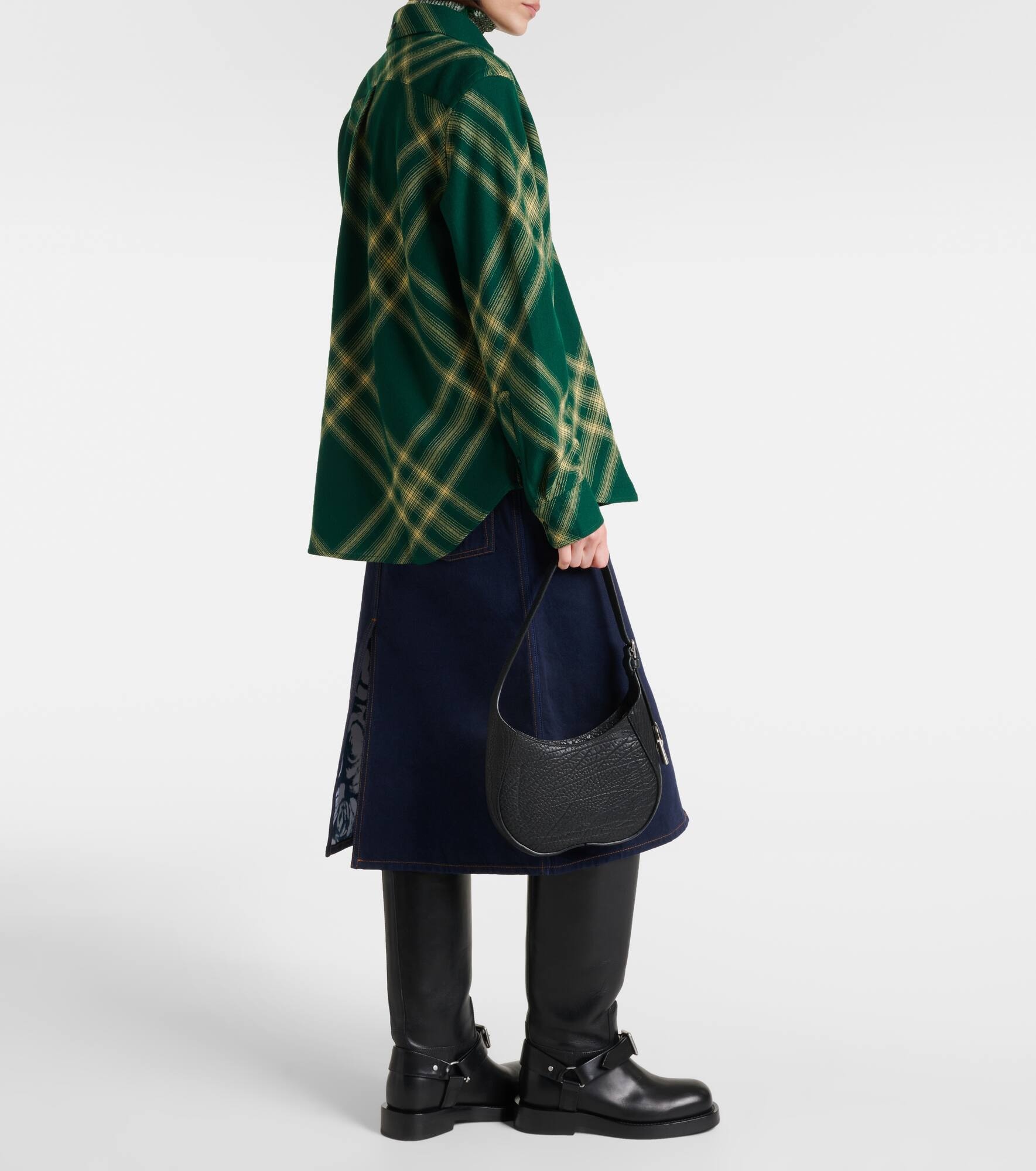 Checked wool shirt - 3