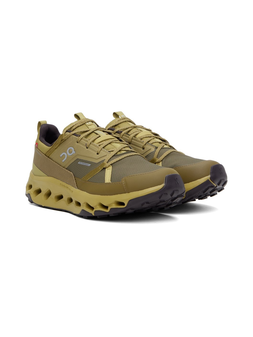 Khaki Cloudhorizon Waterproof Sneakers - 4