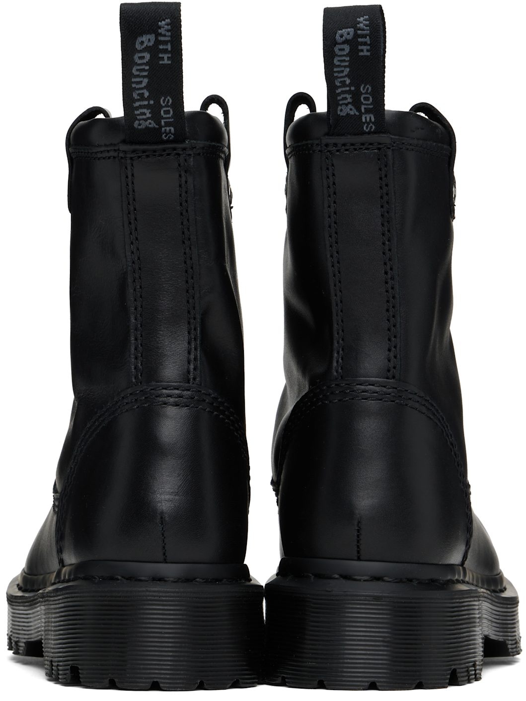 Black Anistone Lo Leather Boots - 2