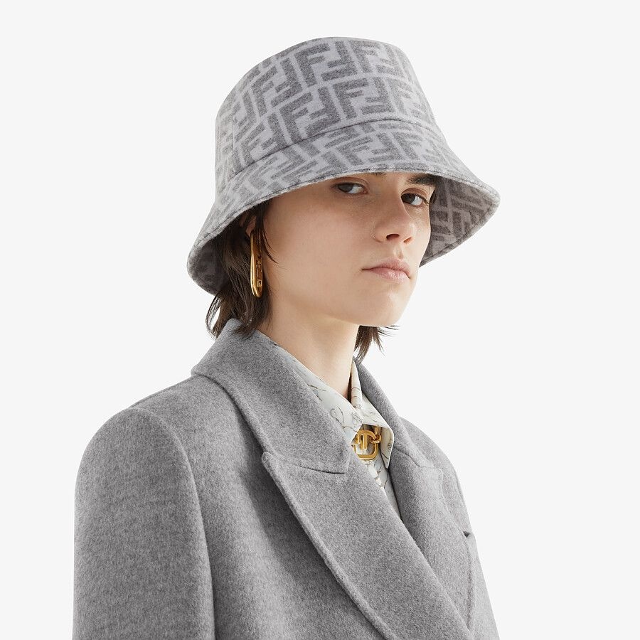 Gray wool and silk hat - 3
