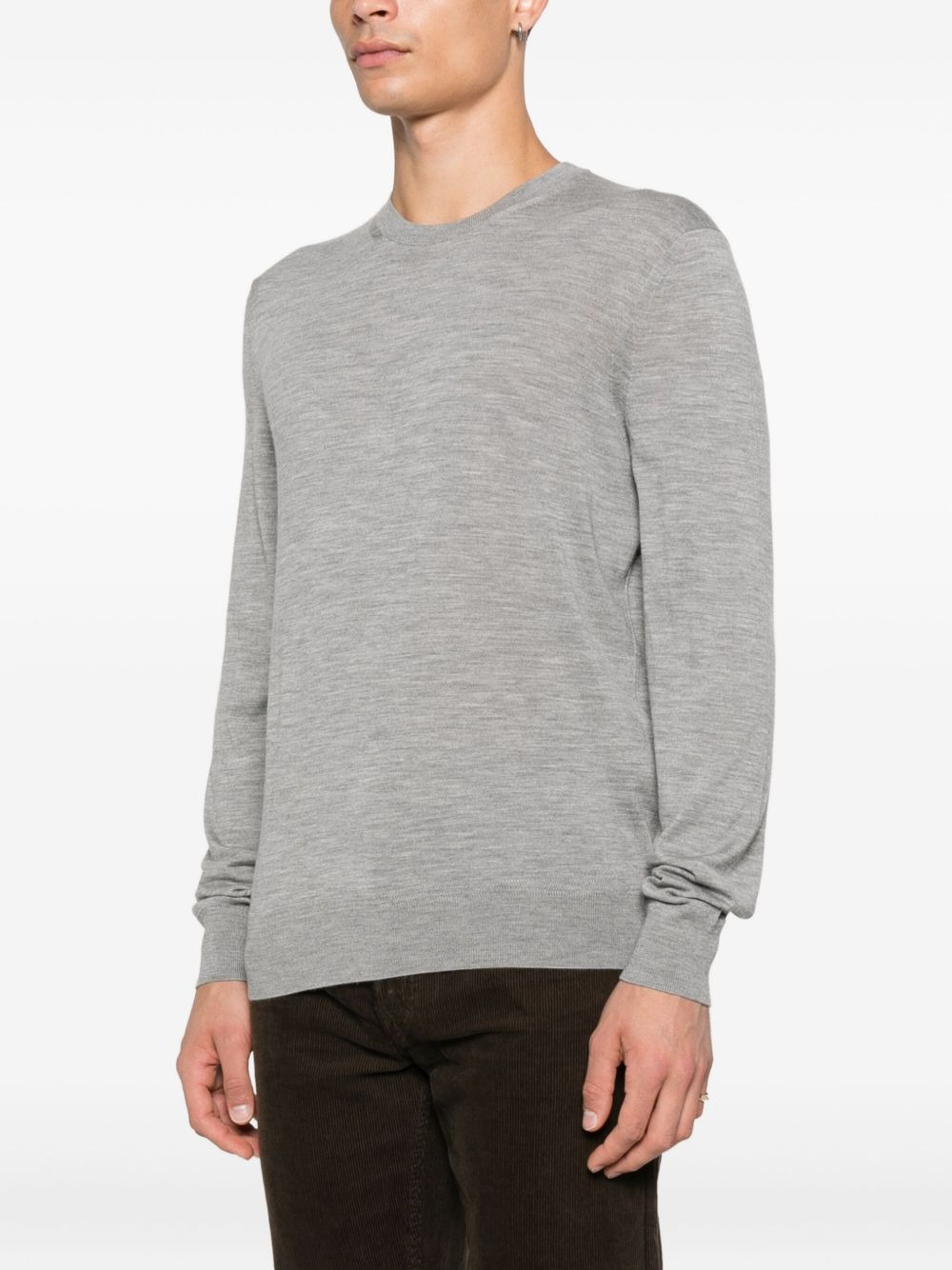 crew-neck wool sweater - 3