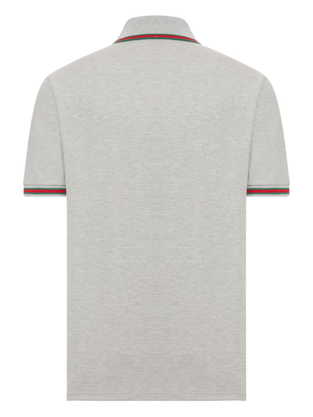embroidered-pocket cotton polo shirt - 2