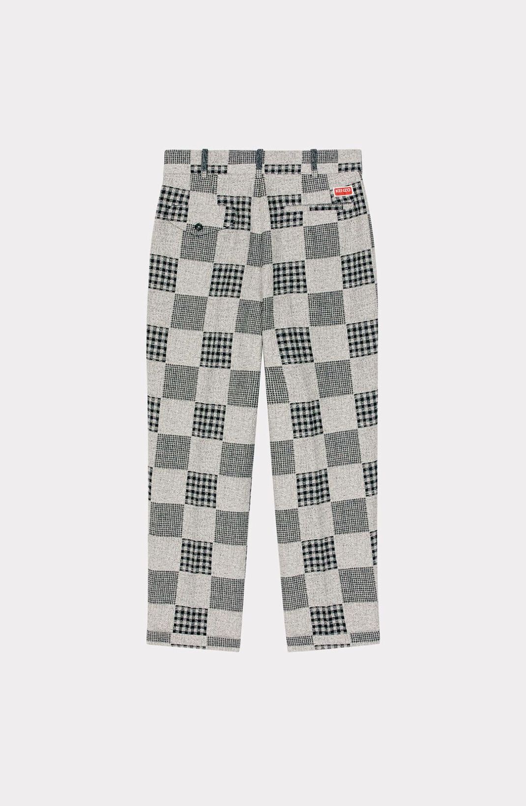 'Patchwork' tailored trousers - 2
