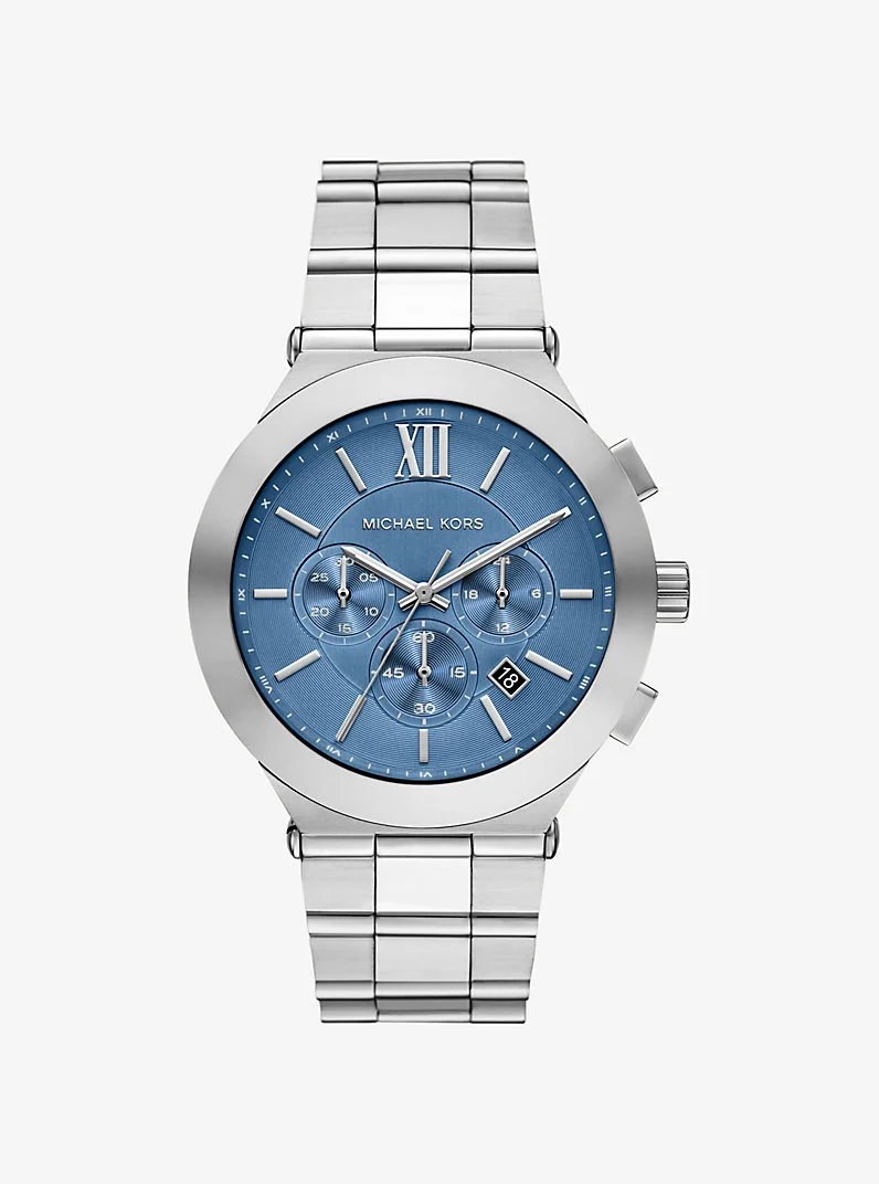 Oversized Billie Silver-Tone Watch - 1