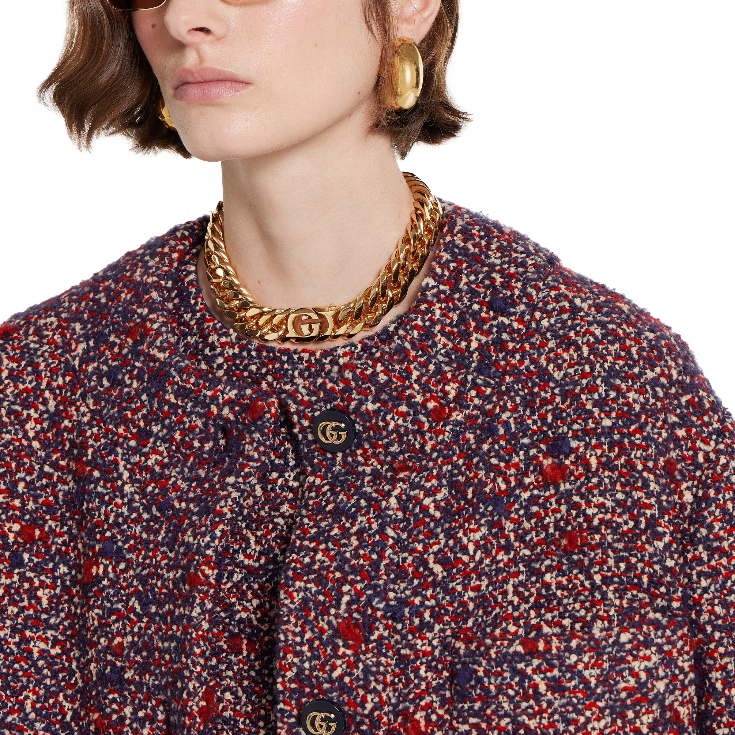 Wool bouclé jacket - 5