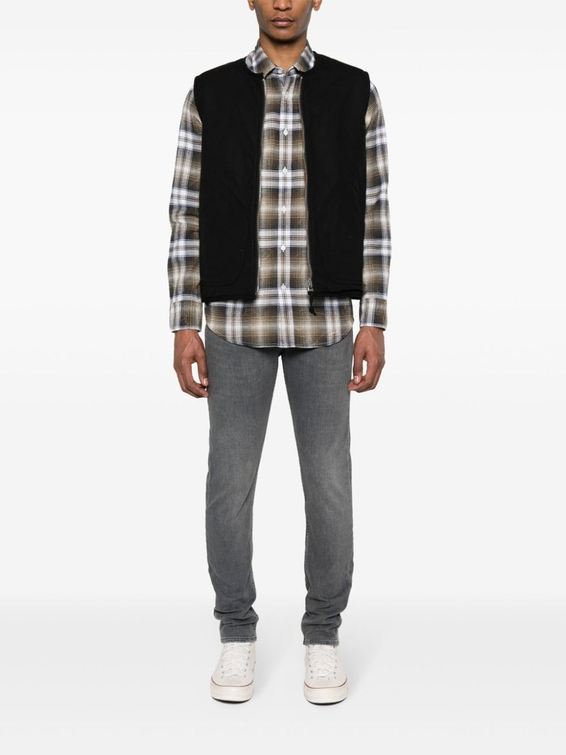 BOSS logo-patch tapered jeans outlook
