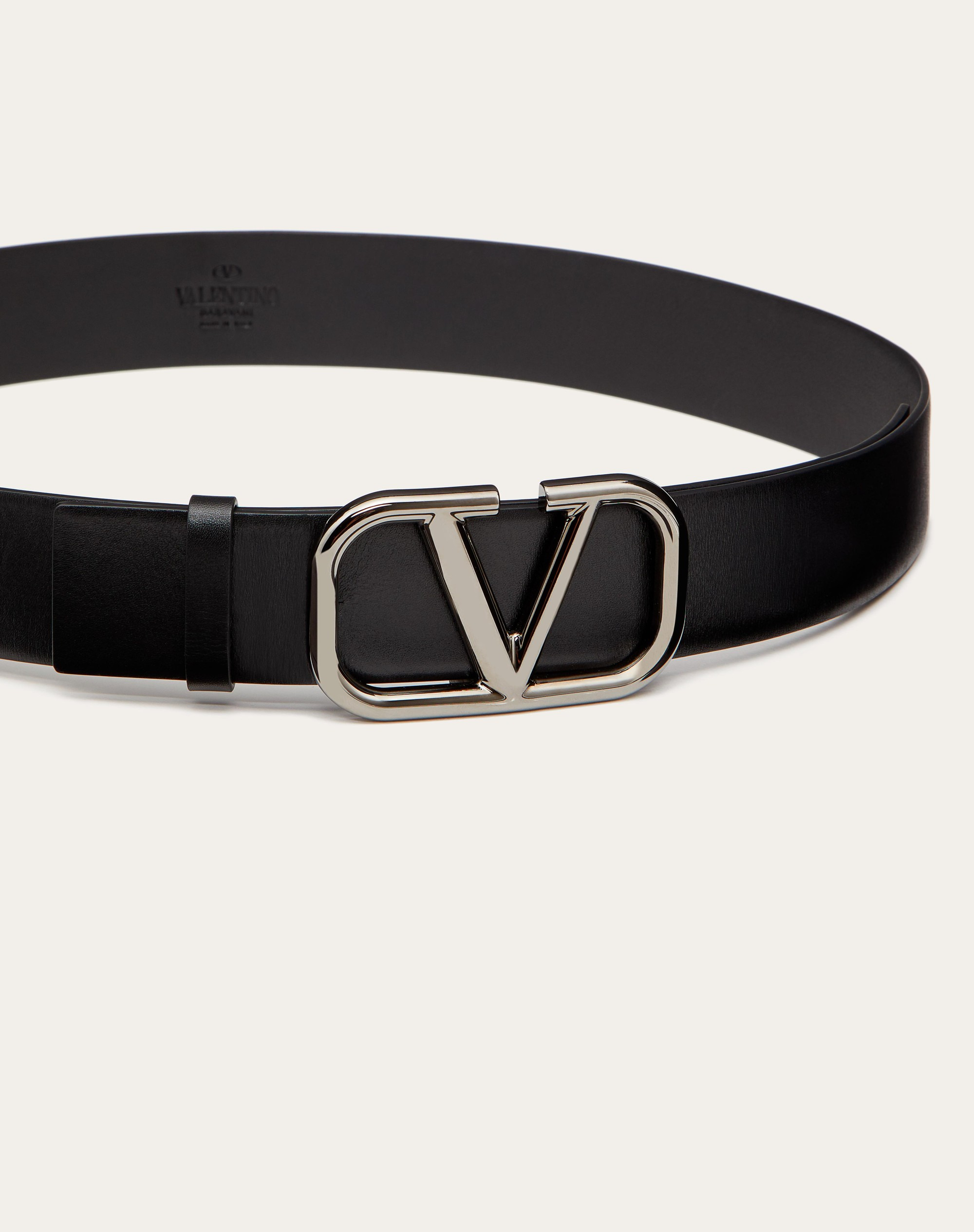 VLOGO SIGNATURE CALFSKIN BELT 40 MM - 4