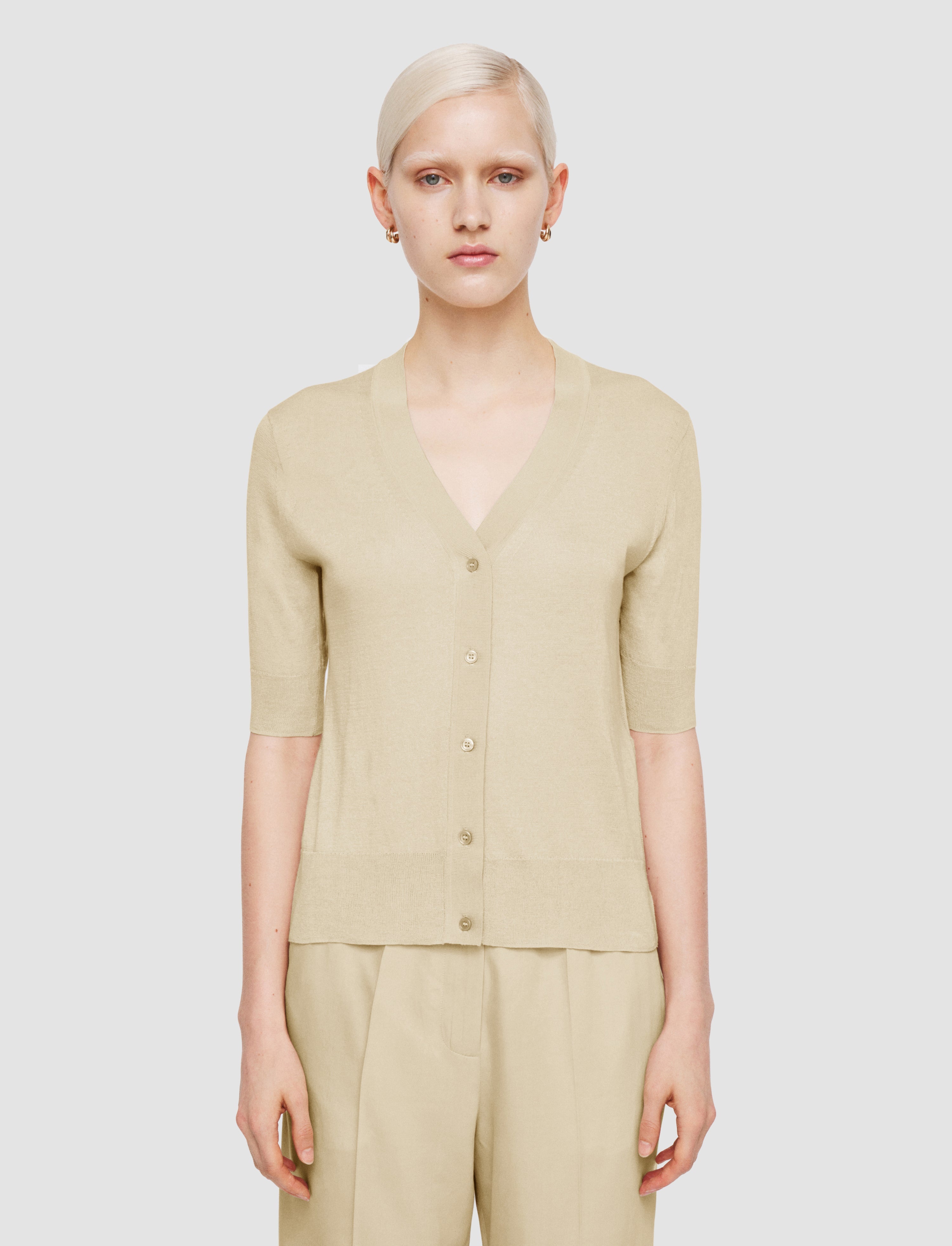 Superfine Cotton Silk Cardigan - 3