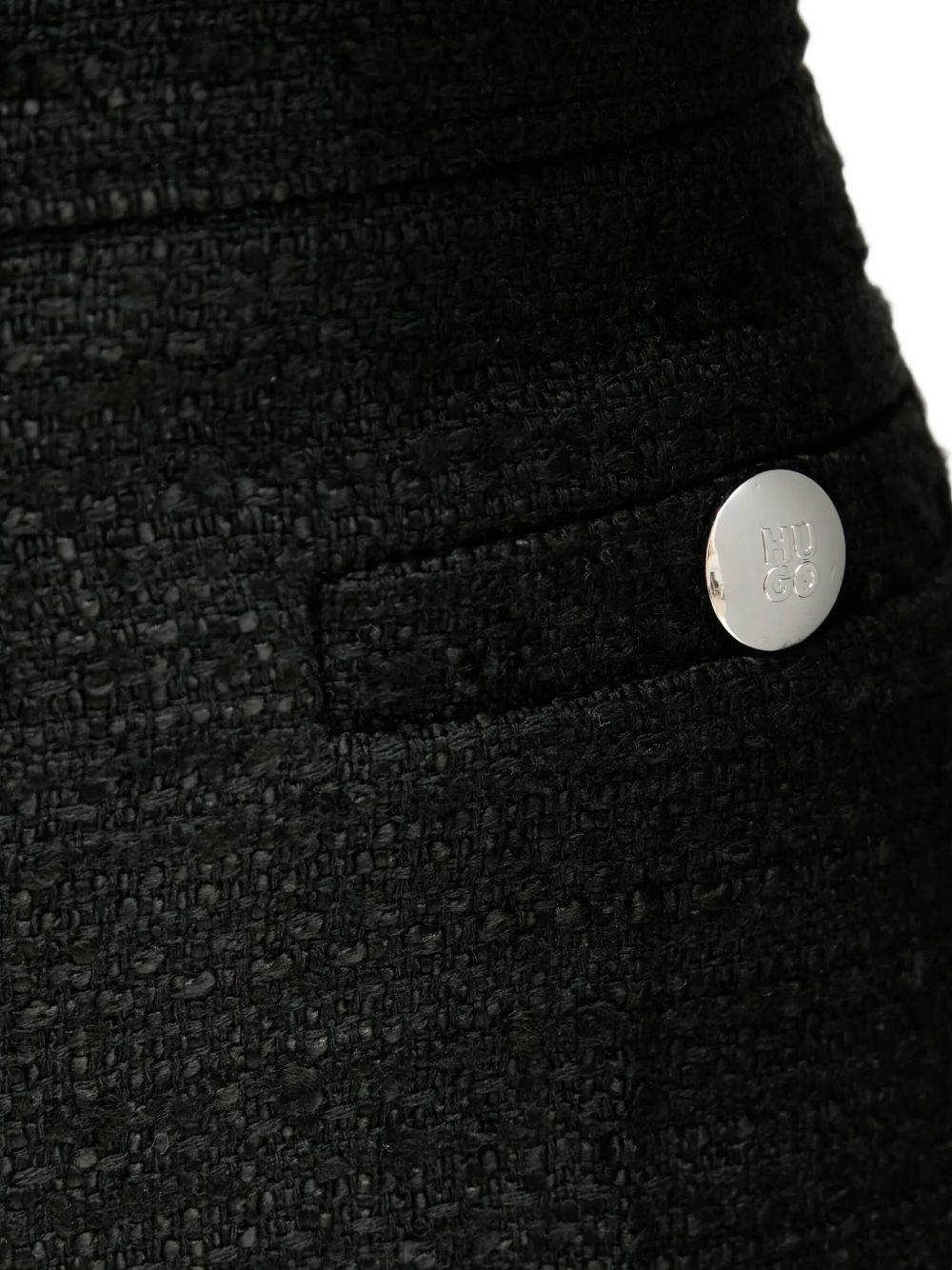tweed-texture shorts - 4