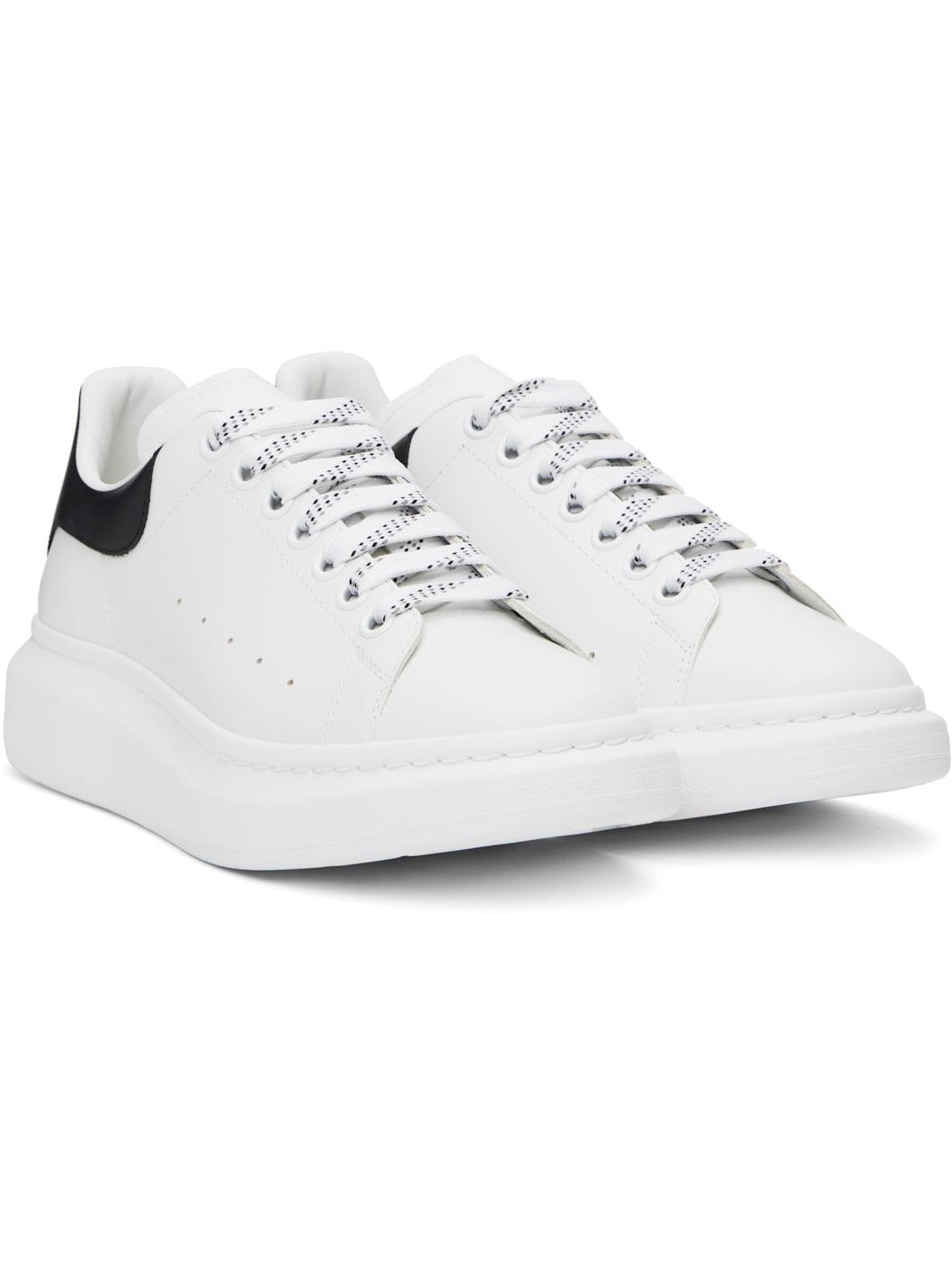 White & Black Oversized Sneakers - 4