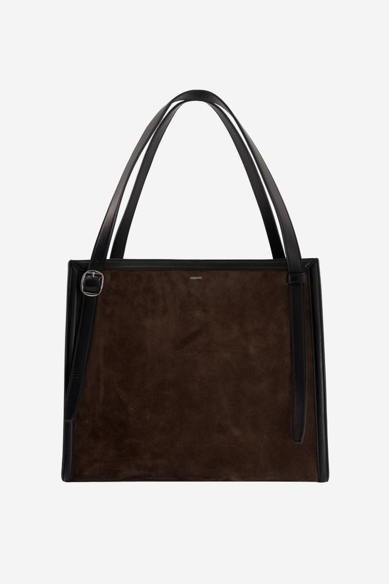 Suede Belt Tote Bag 1
