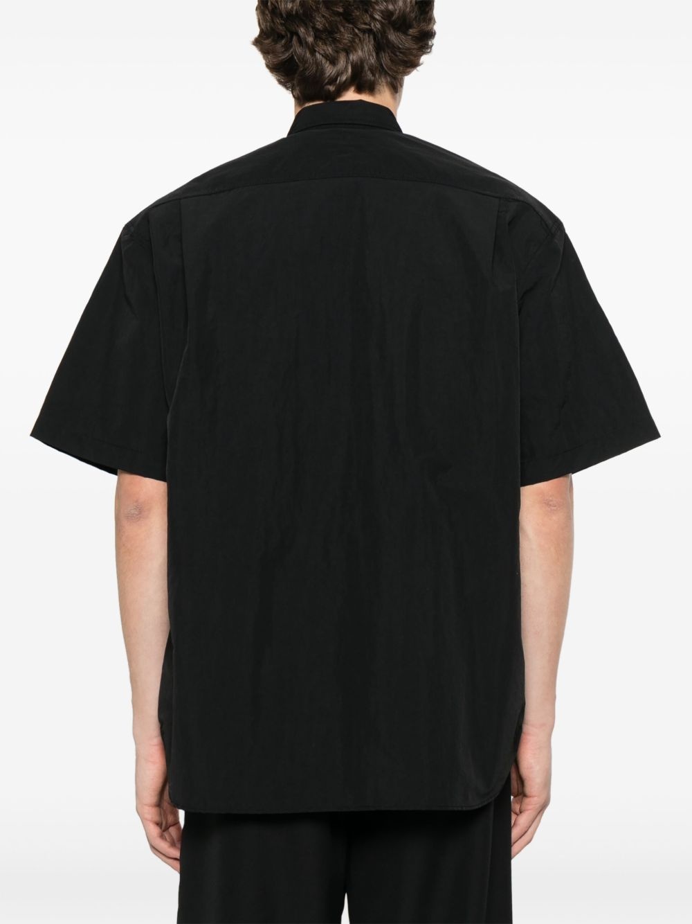 logo-embroidered shirt - 4