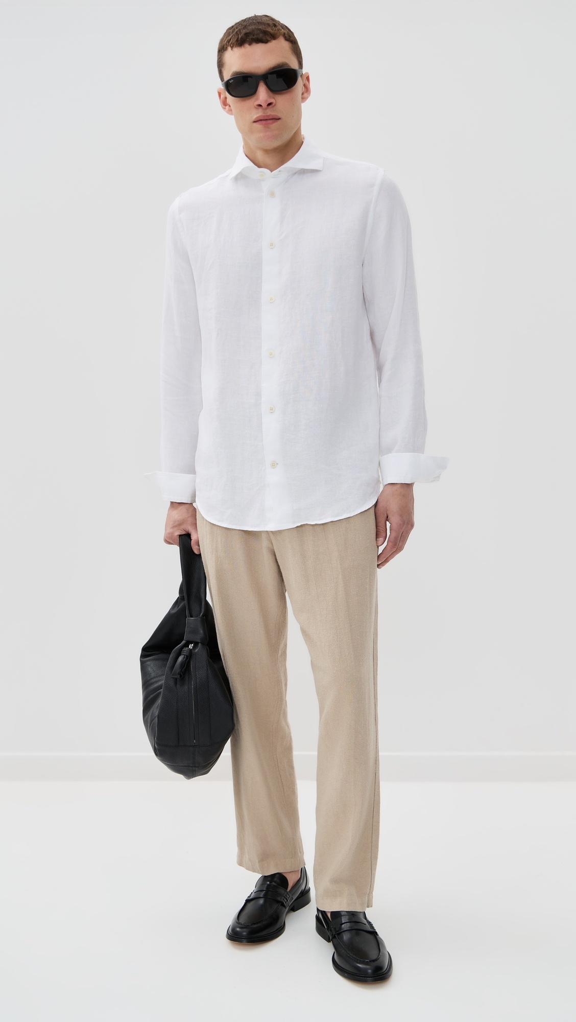Andrew Linen Dress Shirt - 4