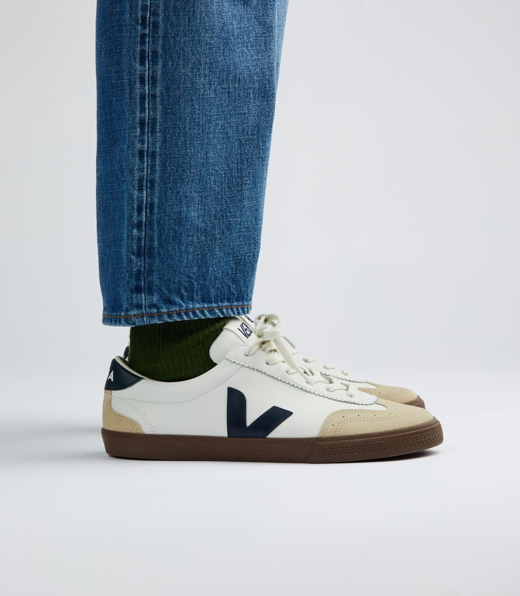 VOLLEY LEATHER WHITE NAUTICO BARK - 4
