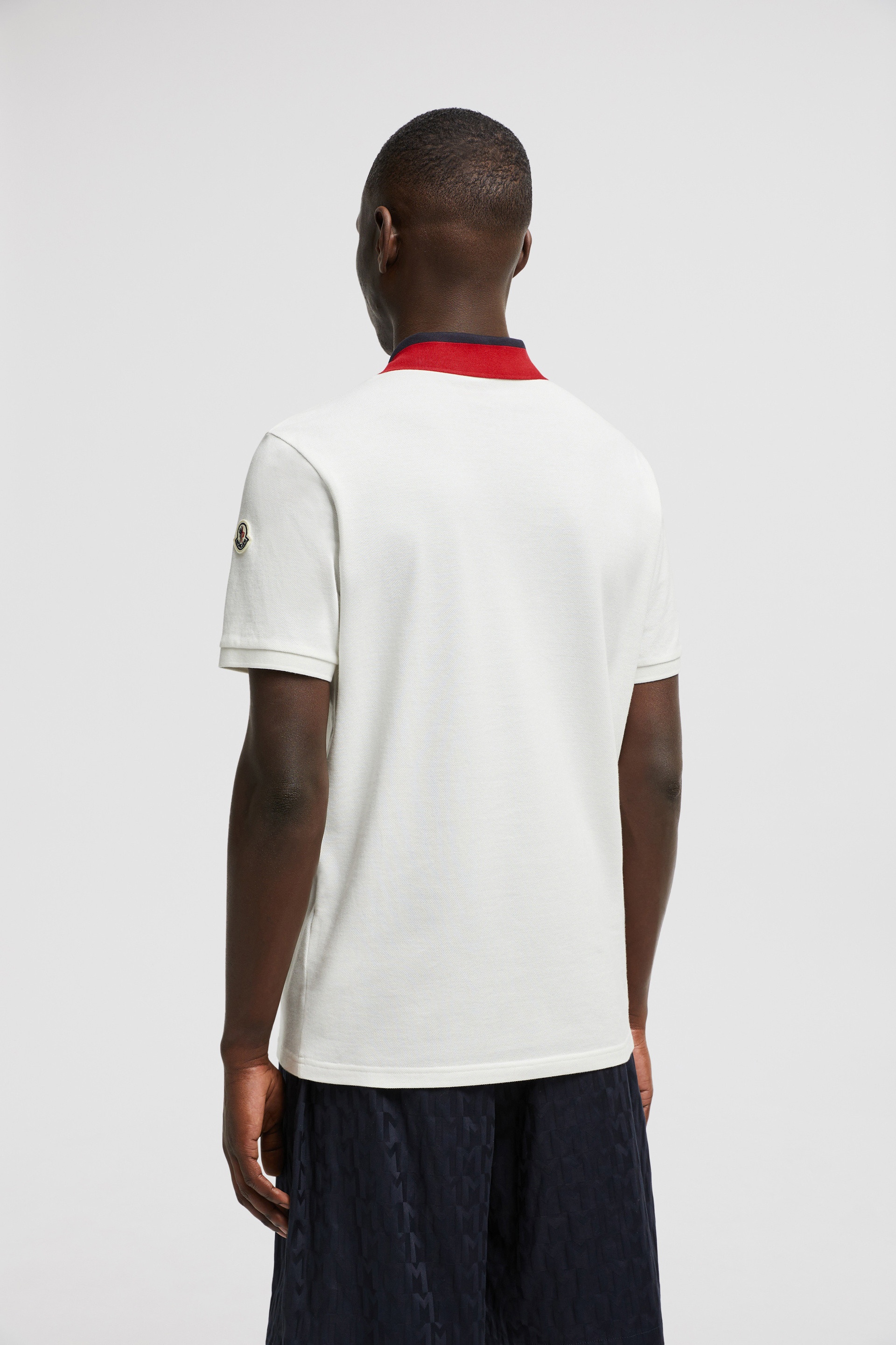 Embroidered Logo Cotton Piquet Polo Shirt - 5