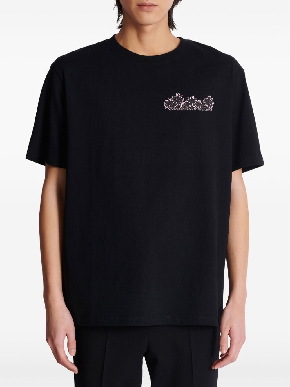 Club-print cotton T-shirt - 6