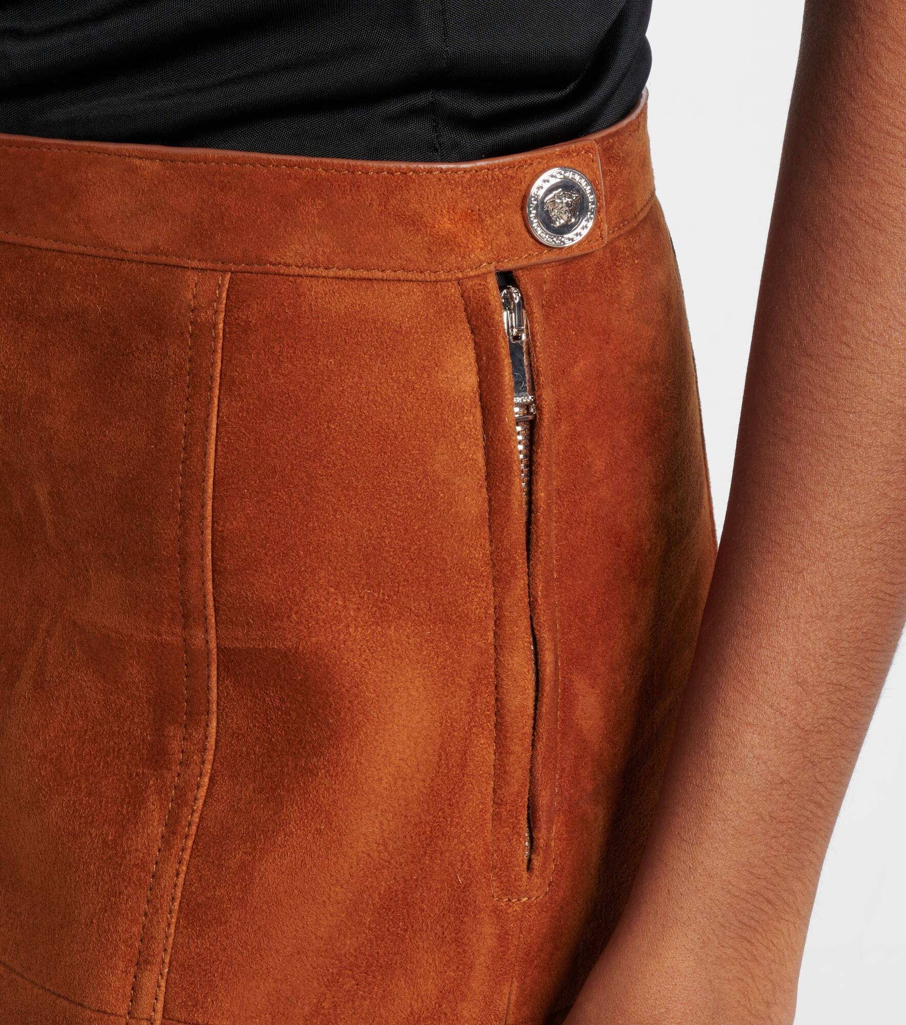 Suede midi skirt - 5