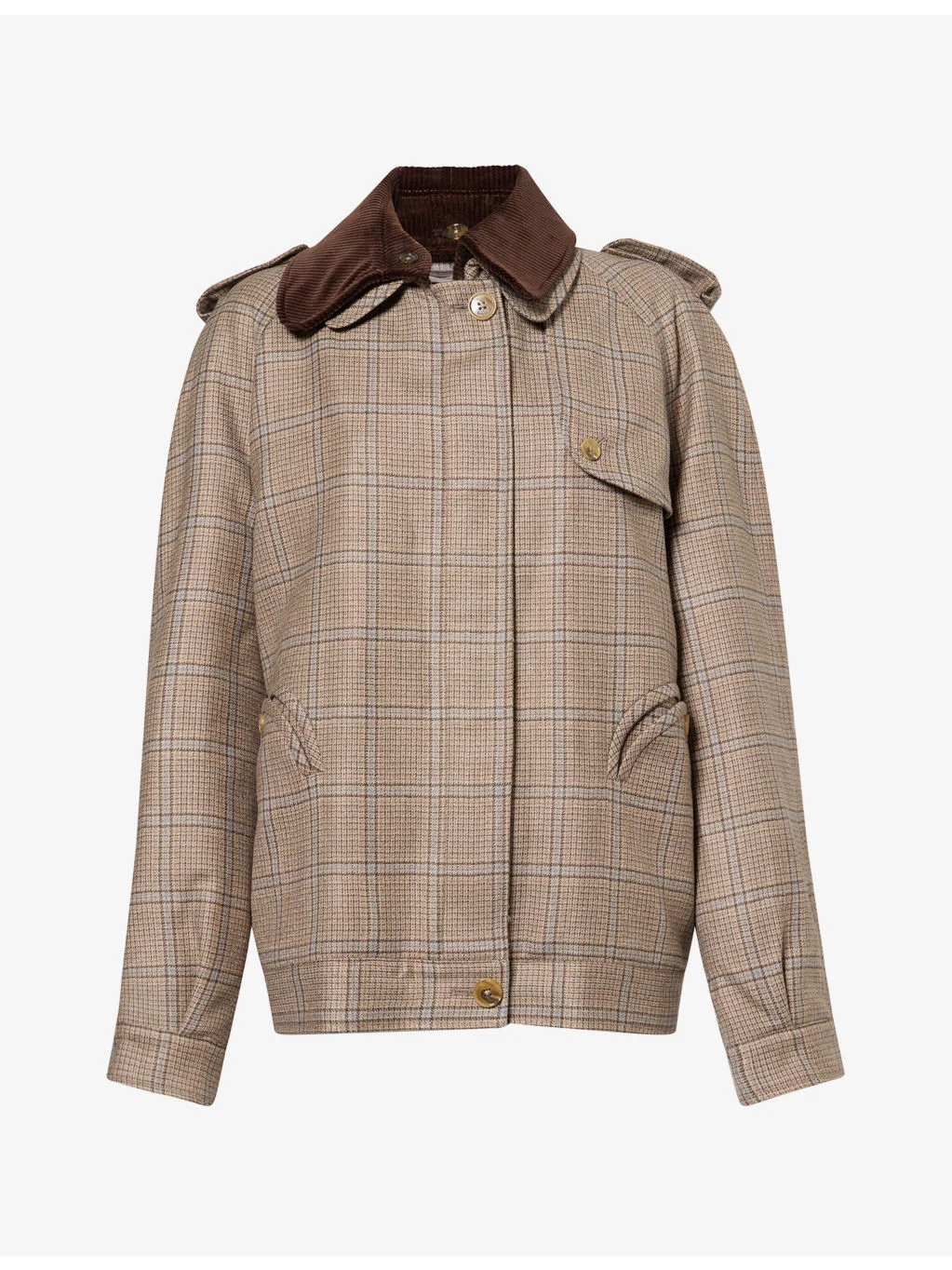 Saona Chausie Padded Virgin-Wool Trench Jacket - 1