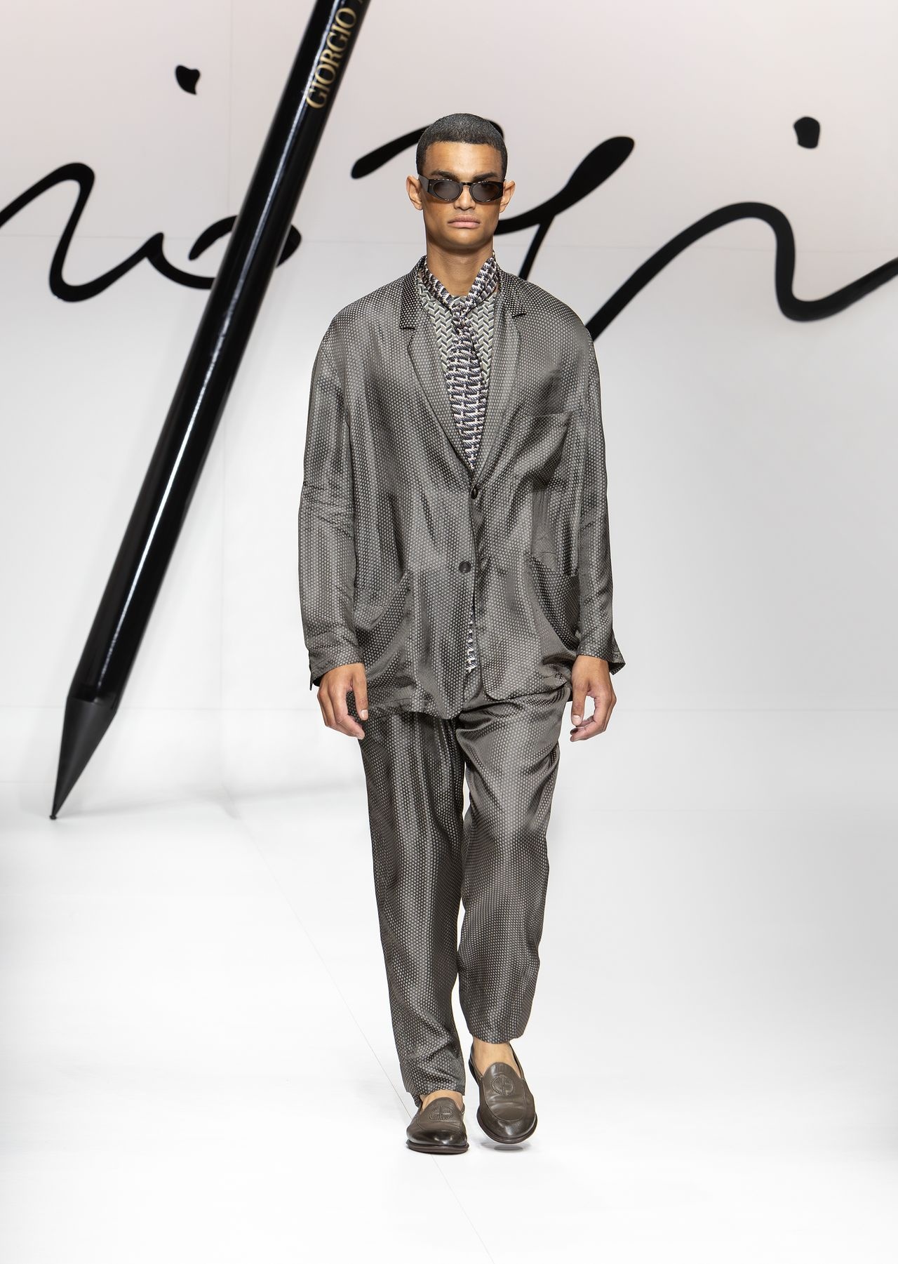 Single-breasted viscose-blend jacquard jacket - 6