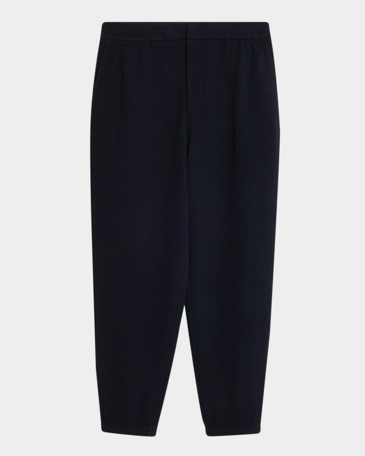Men's Textured Jersey Trousers - 1