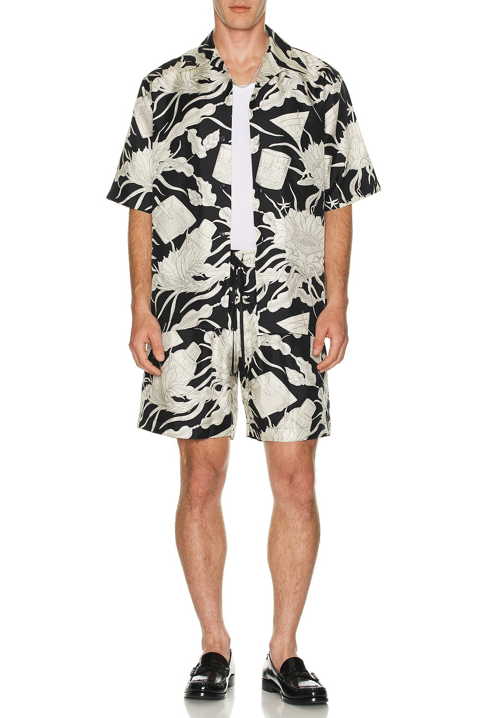 Floral Bowling Shirt - 4