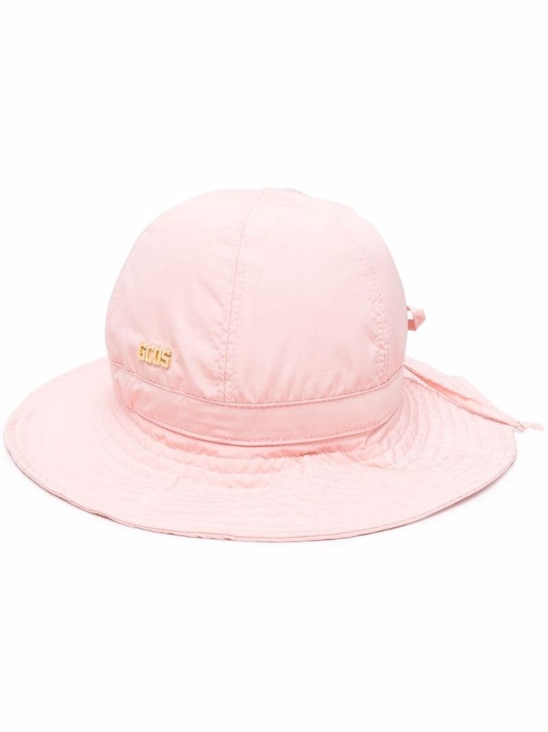 bow-embellished bucket hat - 1