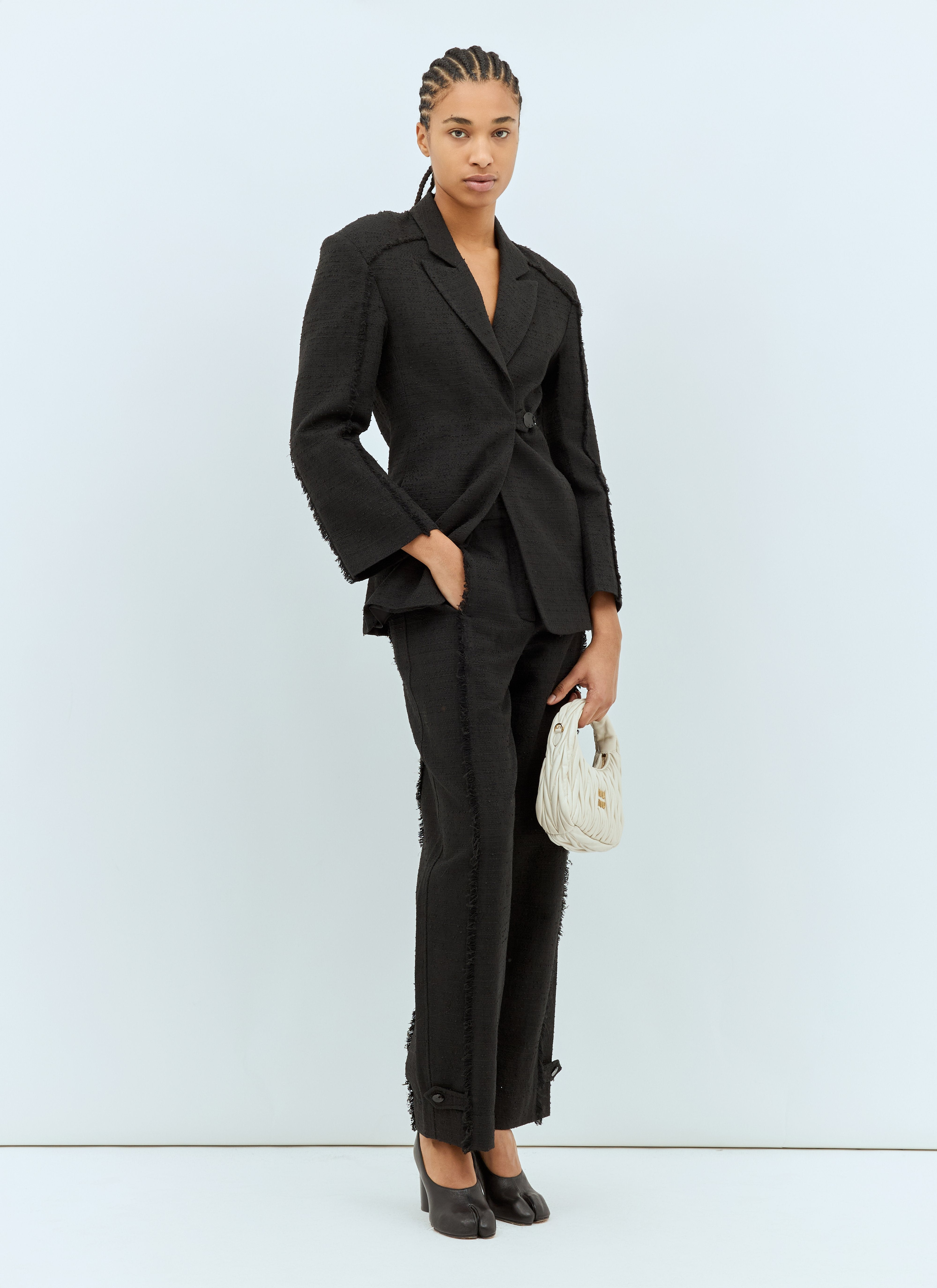 Ganni Women Tweed Suiting Pants - 2