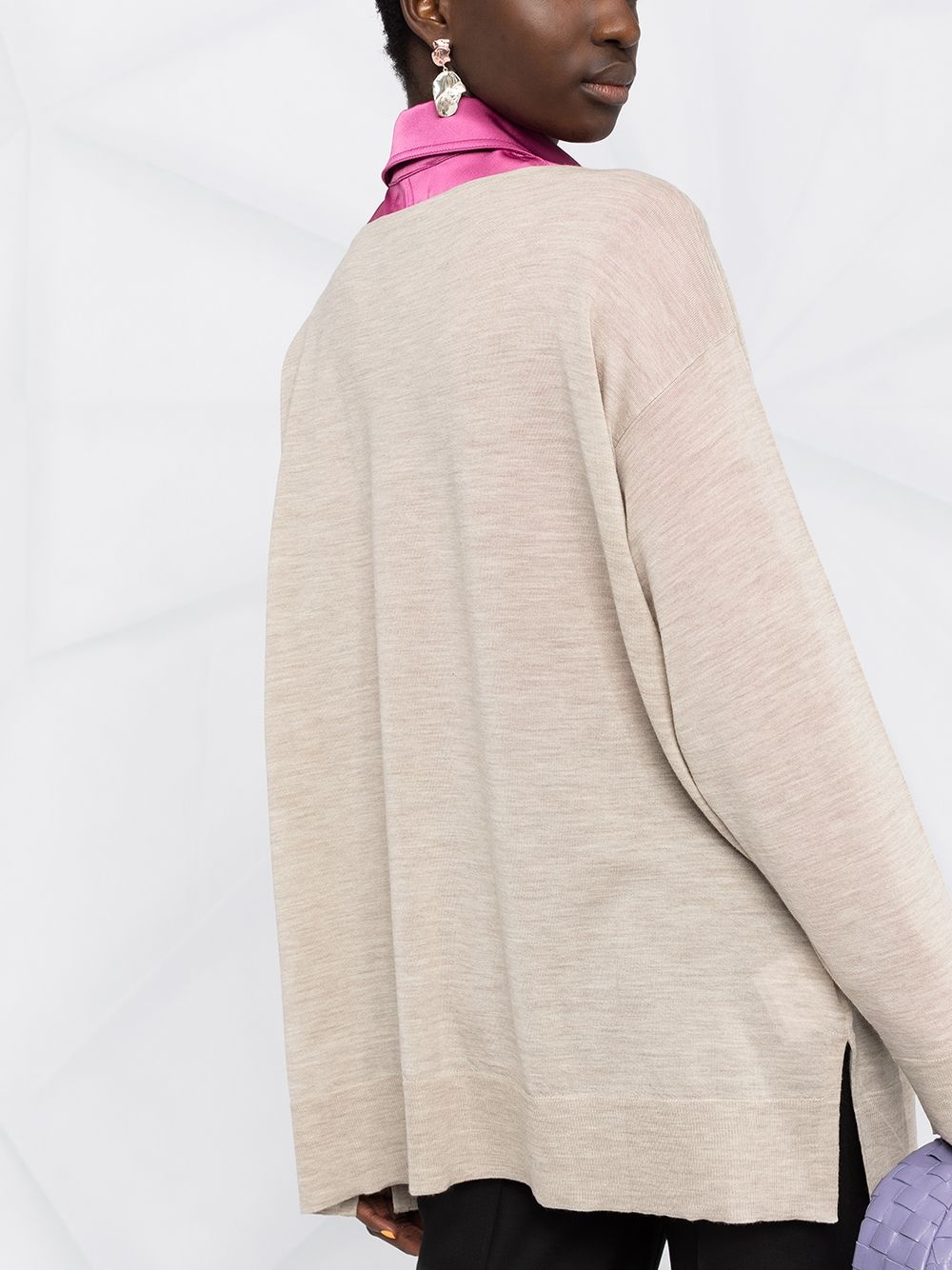 mélange-effect T-shirt - 5
