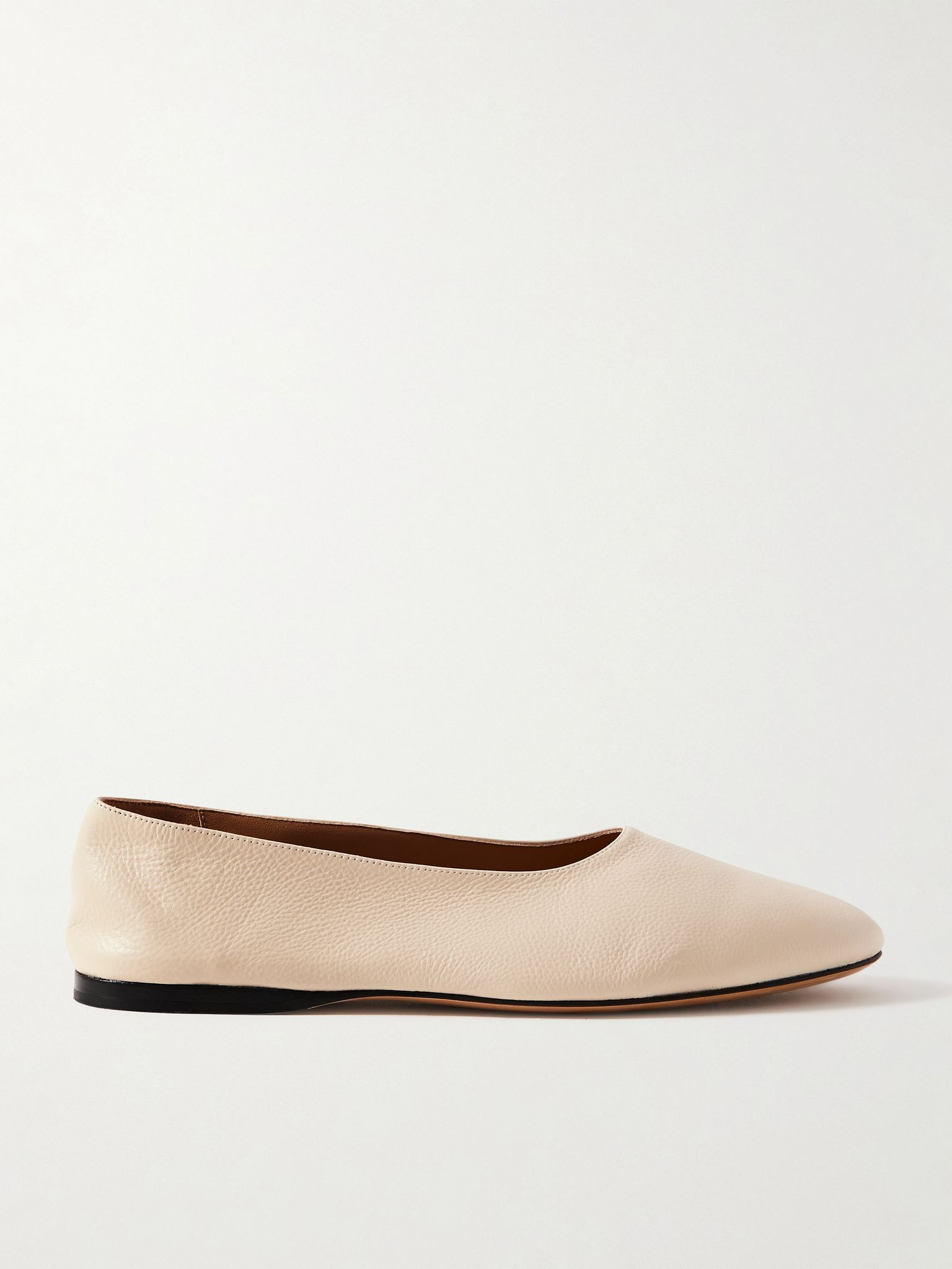 Awar leather ballet flats Cream - 1