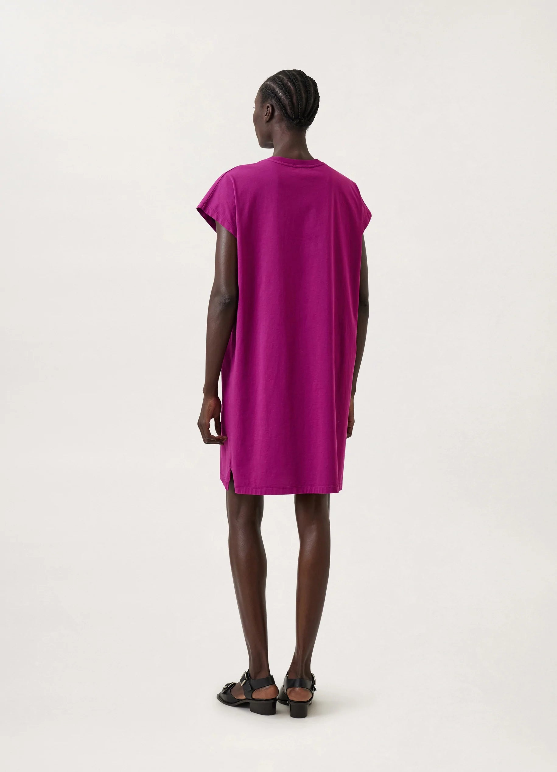 CAP SLEEVE DRESS
PIGMENT DYE JERSEY - 5