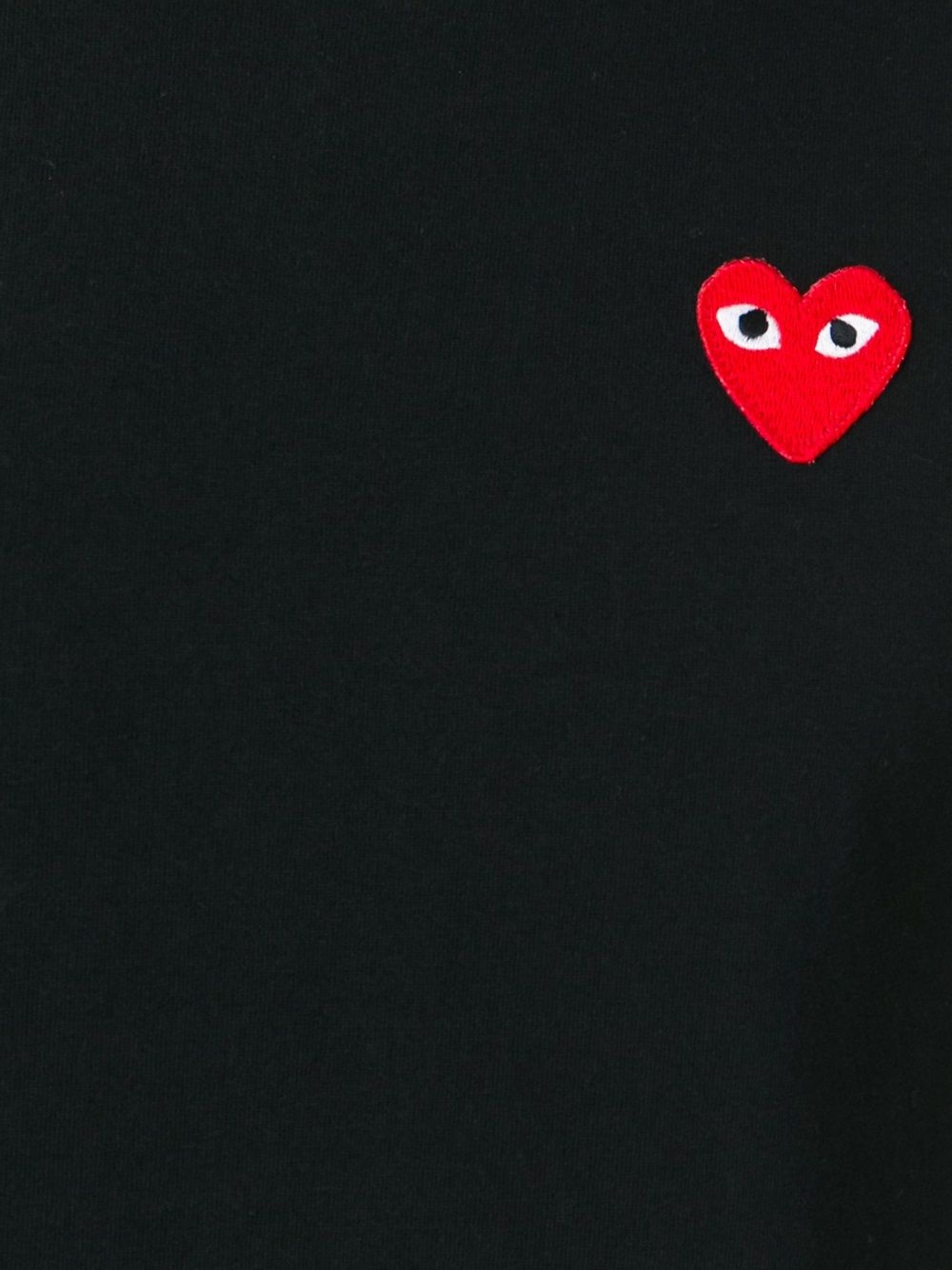 Comme Des Garcons Play T-shirt Nero Uomo - 5