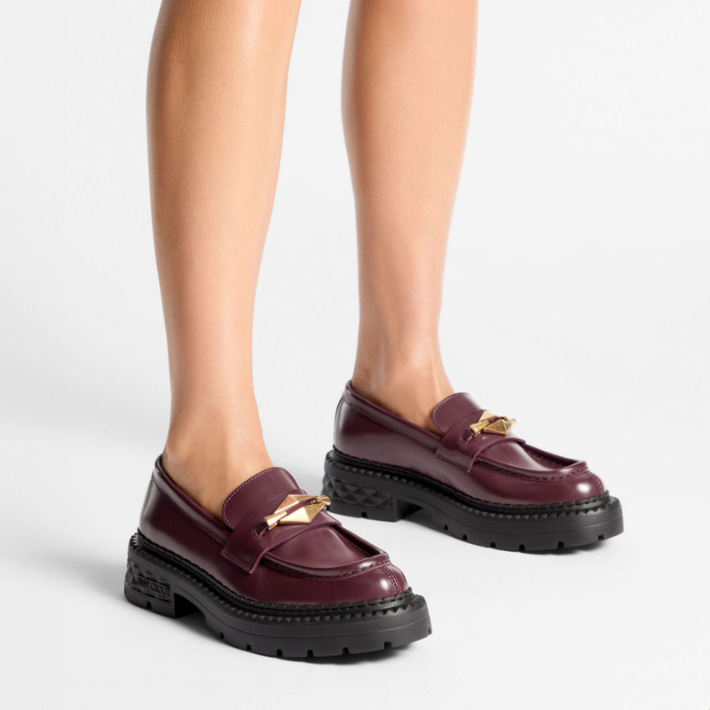 JIMMY CHOO Marlow Diamond/F
Garnet Soft Calf Leather Shoes outlook