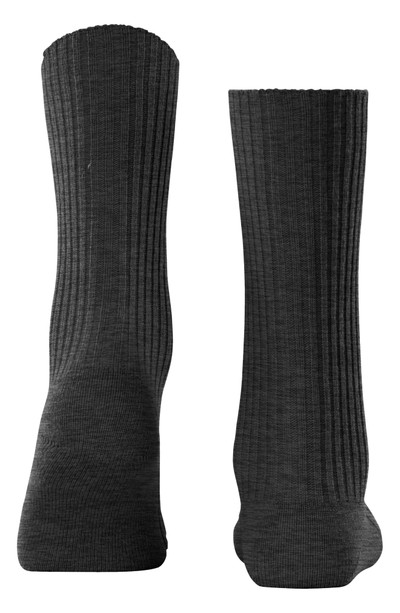 FALKE Cosy Wool Blend Boot Socks in Anthra. mel outlook
