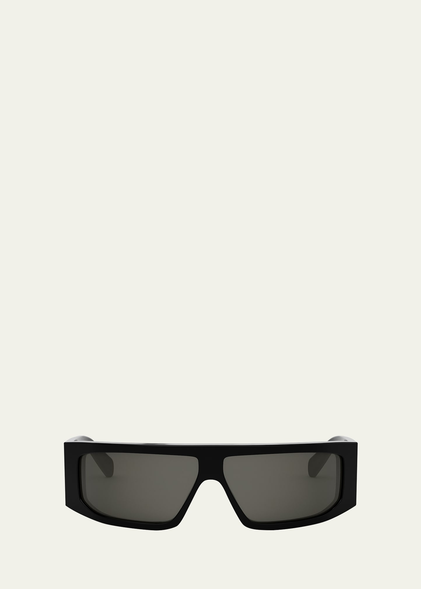 Men's Acetate-Nylon Rectangle Sunglasses - 1