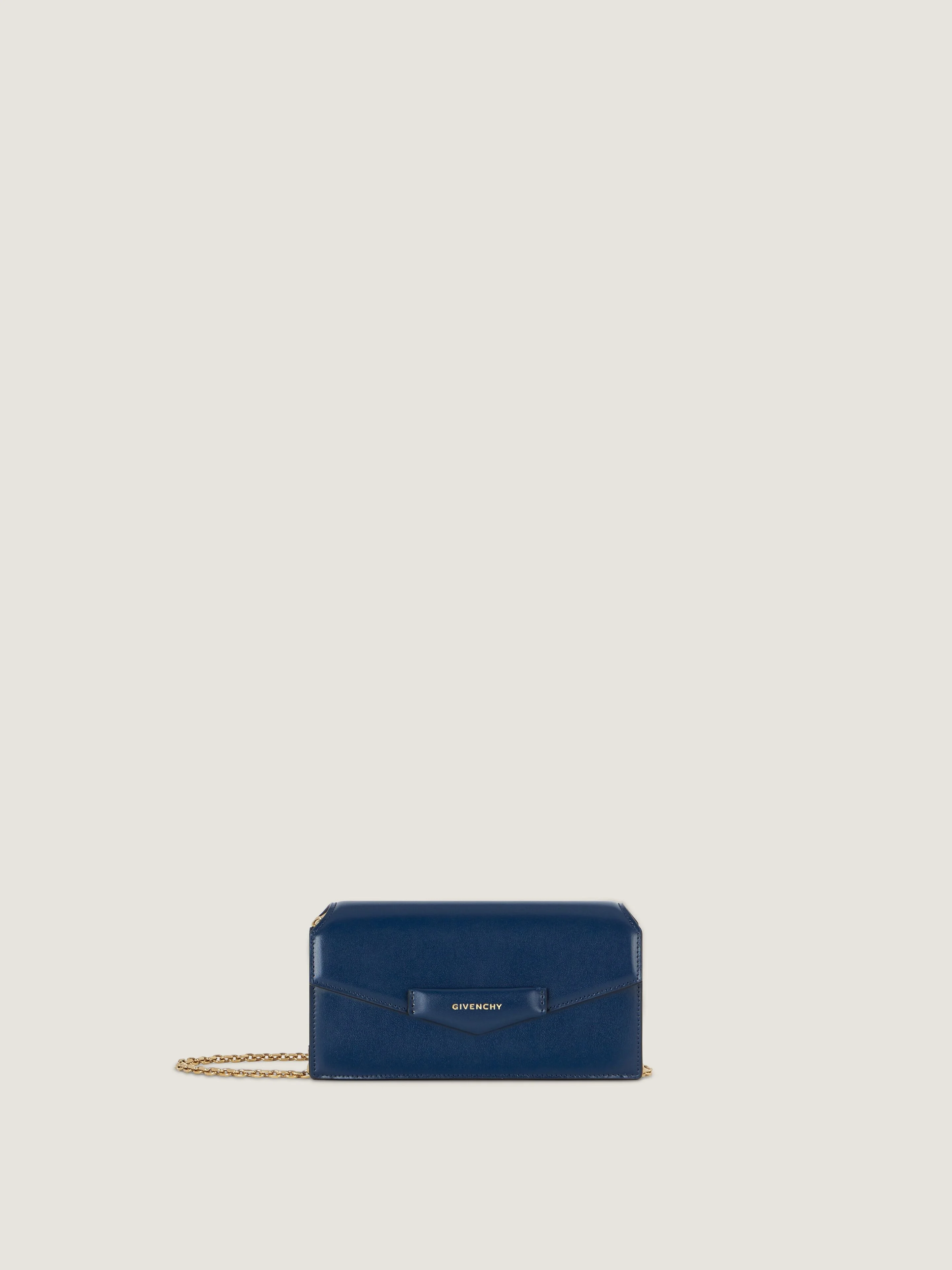 ANTIGONA WALLET ON CHAIN IN BOX LEATHER - 1