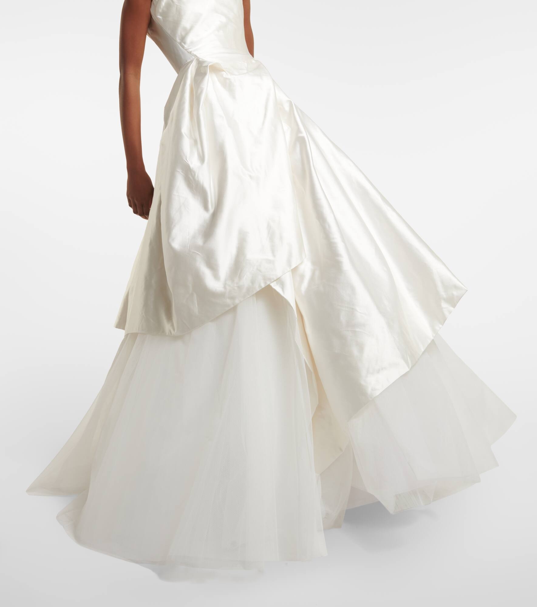 Bridal Nebula silk gown - 5