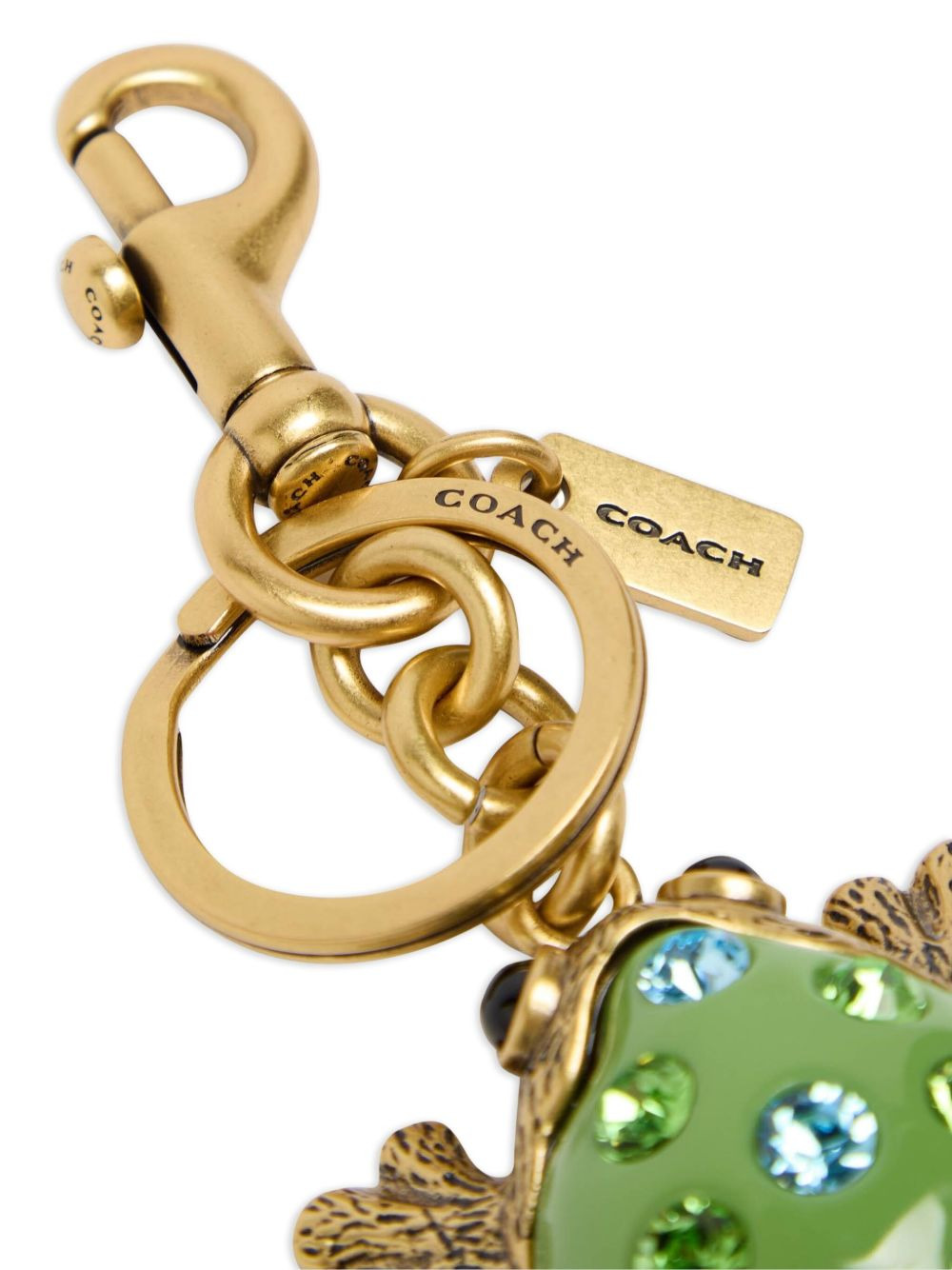 resin frog keyring - 2