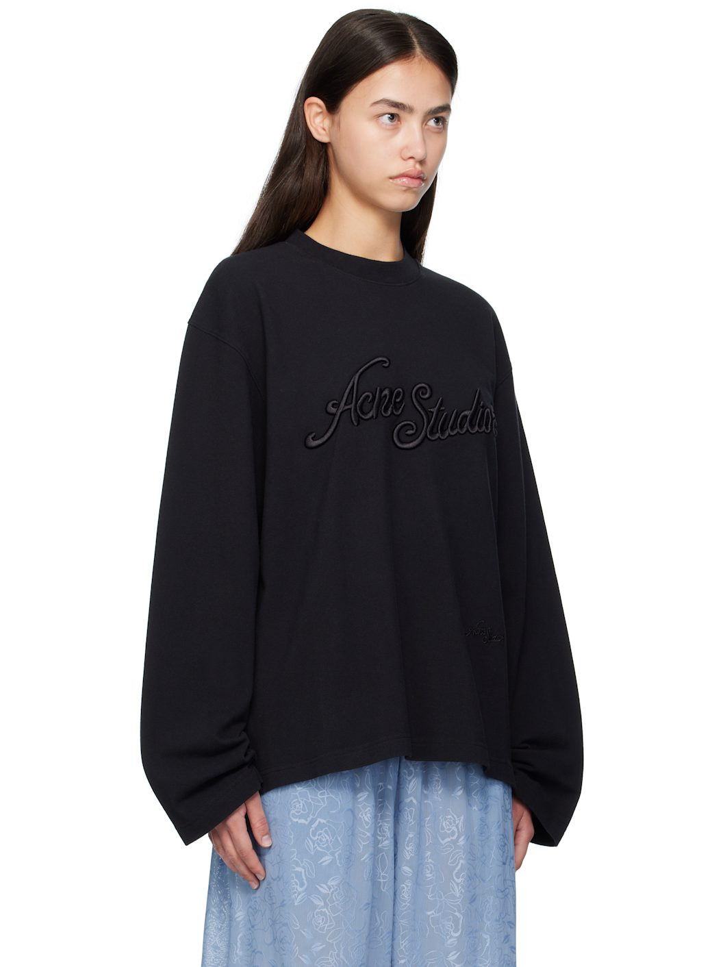 Black Long Sleeve Logo T-shirt - 2